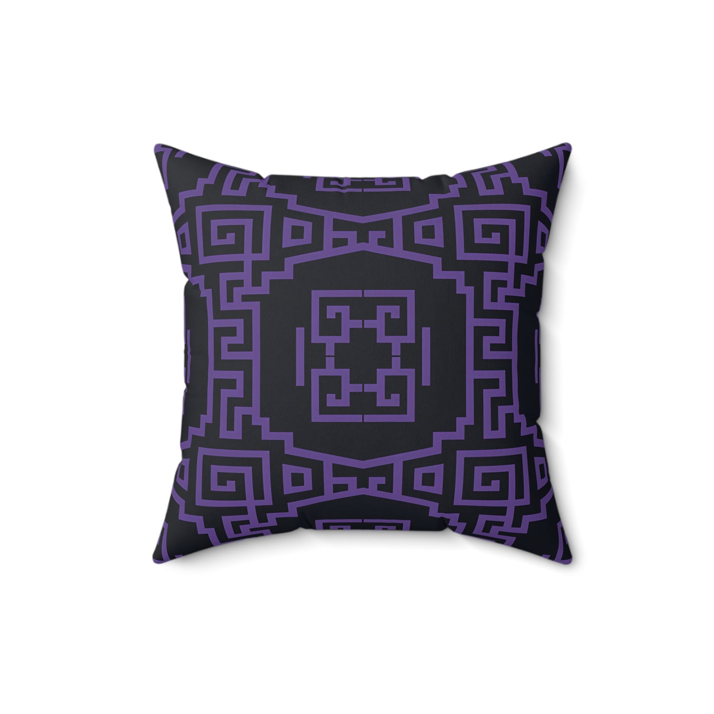 Stylish Geometric Purple Pillow, Modern Cushion, Home Decor Accent, Throw Pillow, Gift for Her, Bedroom and Living Room Decor