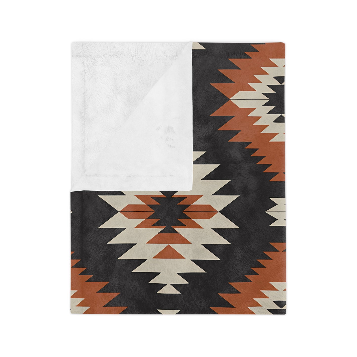 Tribal Print Velveteen Microfiber Blanket | Cozy Home Decor, Native American Inspired Gift, Boho Throw, Wedding Gift, Warm Soft Blanket - LOLA VEGAS ART