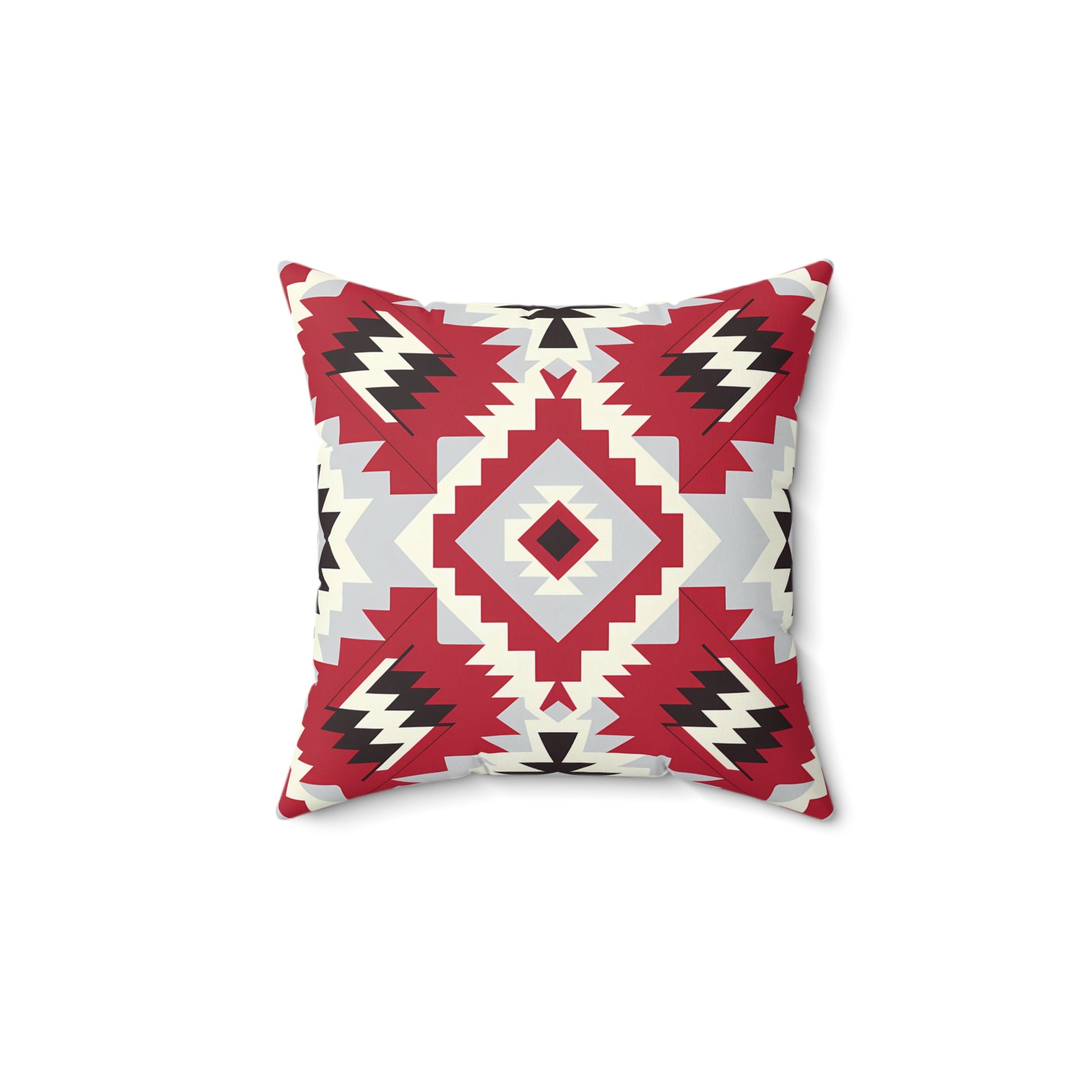 Tribal Print Decorative Pillow | Cozy Home Accent | Boho Style Cushion | Gift for Housewarming | Native American Design, Throw Pillow, - LOLA VEGAS ART