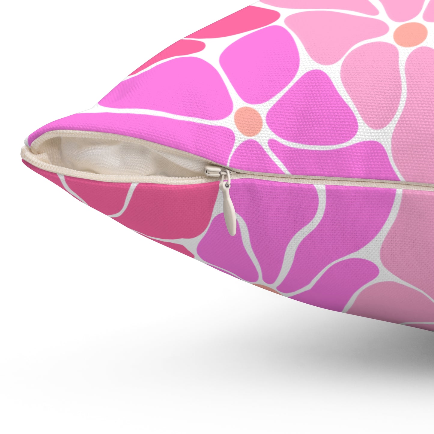 Botanical Pillow with Pink Floral Design, Cozy Home Decor, Throw Pillow for Living Room, Gift for Her, Floral Cushion, Boho Pillow - LOLA VEGAS ART