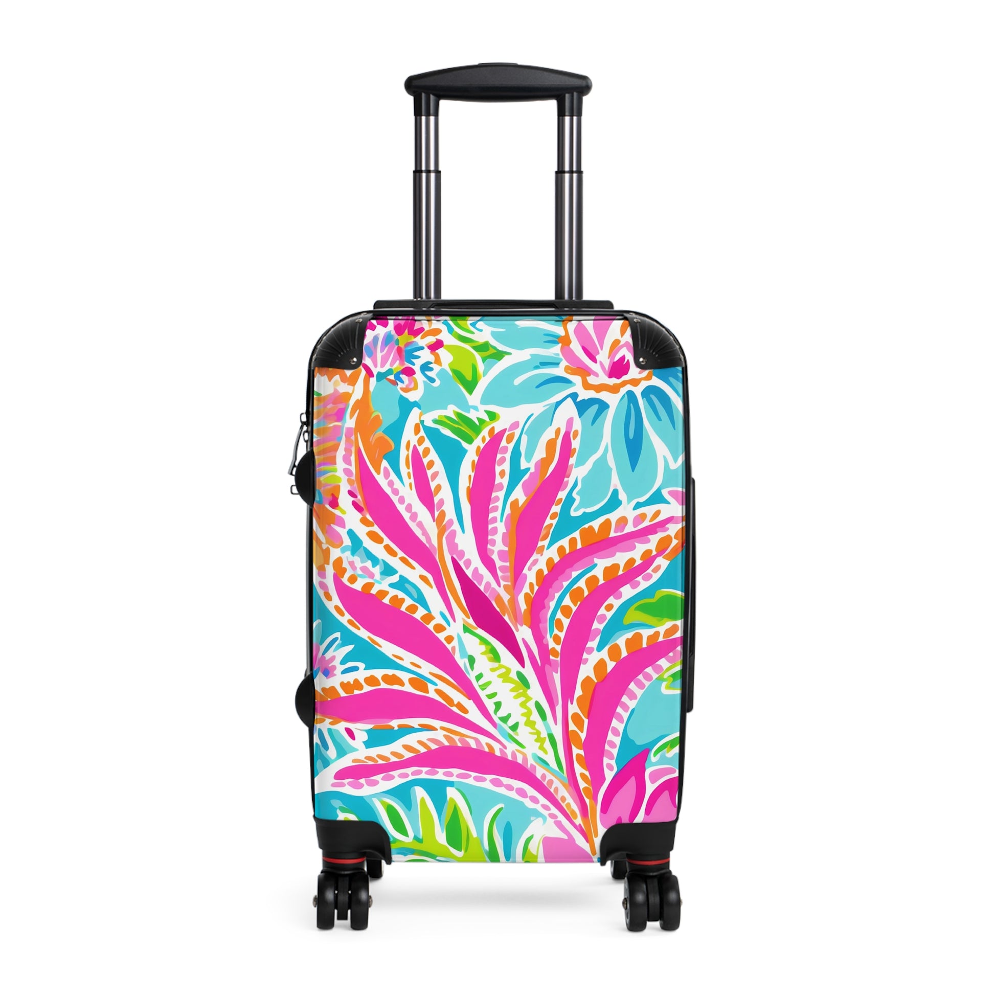 Vibrant Suitcase  Colorful Luggage, Travel Gear, Floral Carry-On, Vacation Bag, Adventure Accessory, Unique Travel Gift - LOLA VEGAS ART