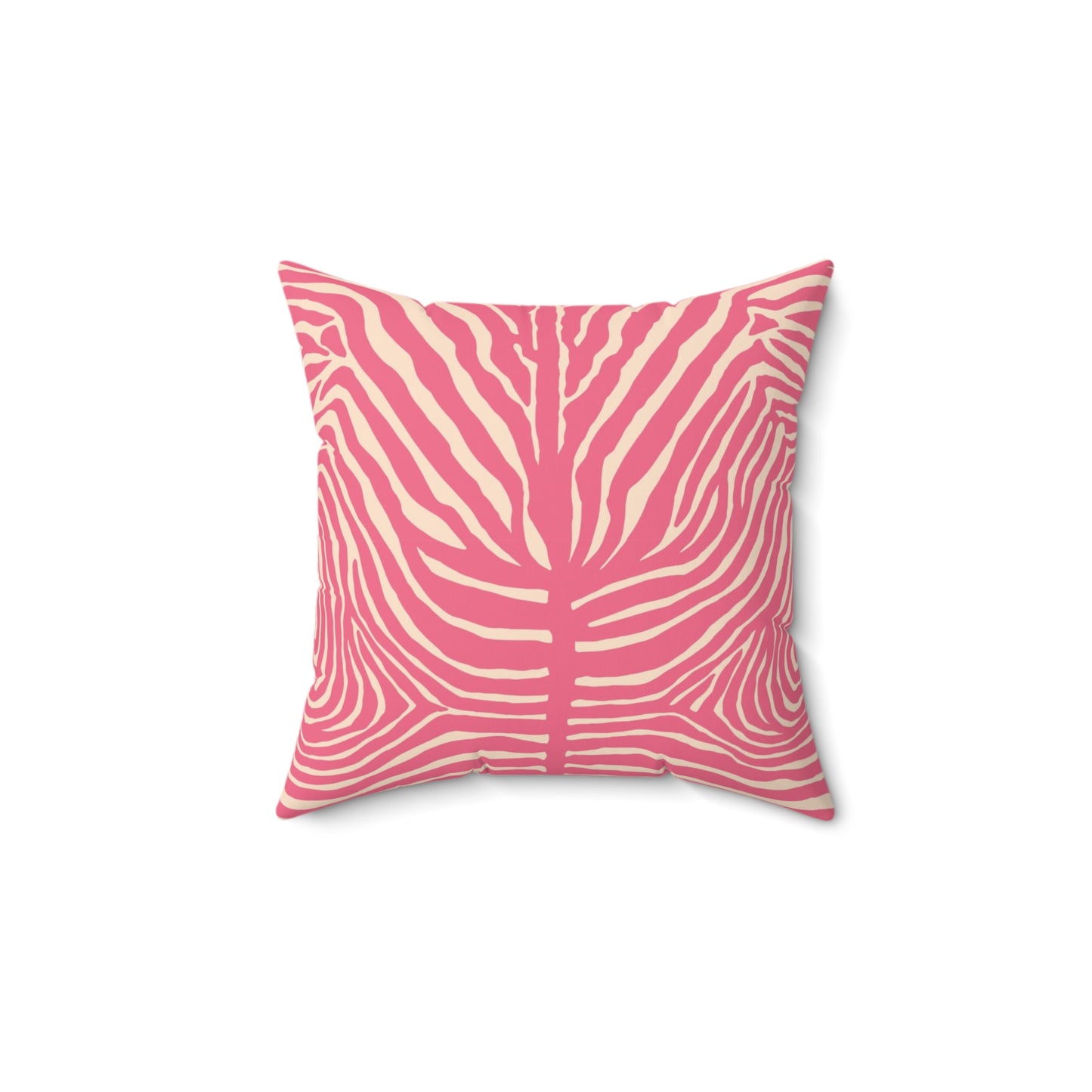 Chic Pink Zebra Print Pillow, Throw Pillow, Home Decor, Modern Bedroom Accent, Gift for Animal Lovers, Summer Vibes