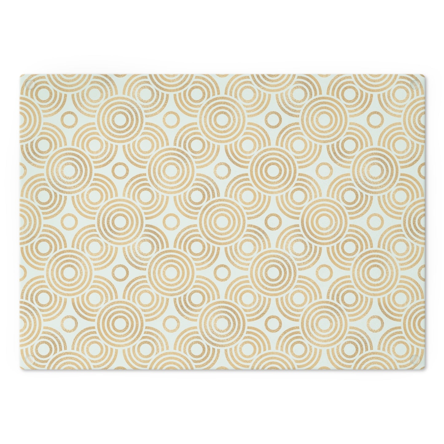 Elegant Geometric Glass Cutting Board | Kitchen Decor, Gift for Chefs, Home Cooking, Housewarming, Eco-Friendly, Hollywood Regency Decor - LOLA VEGAS ART