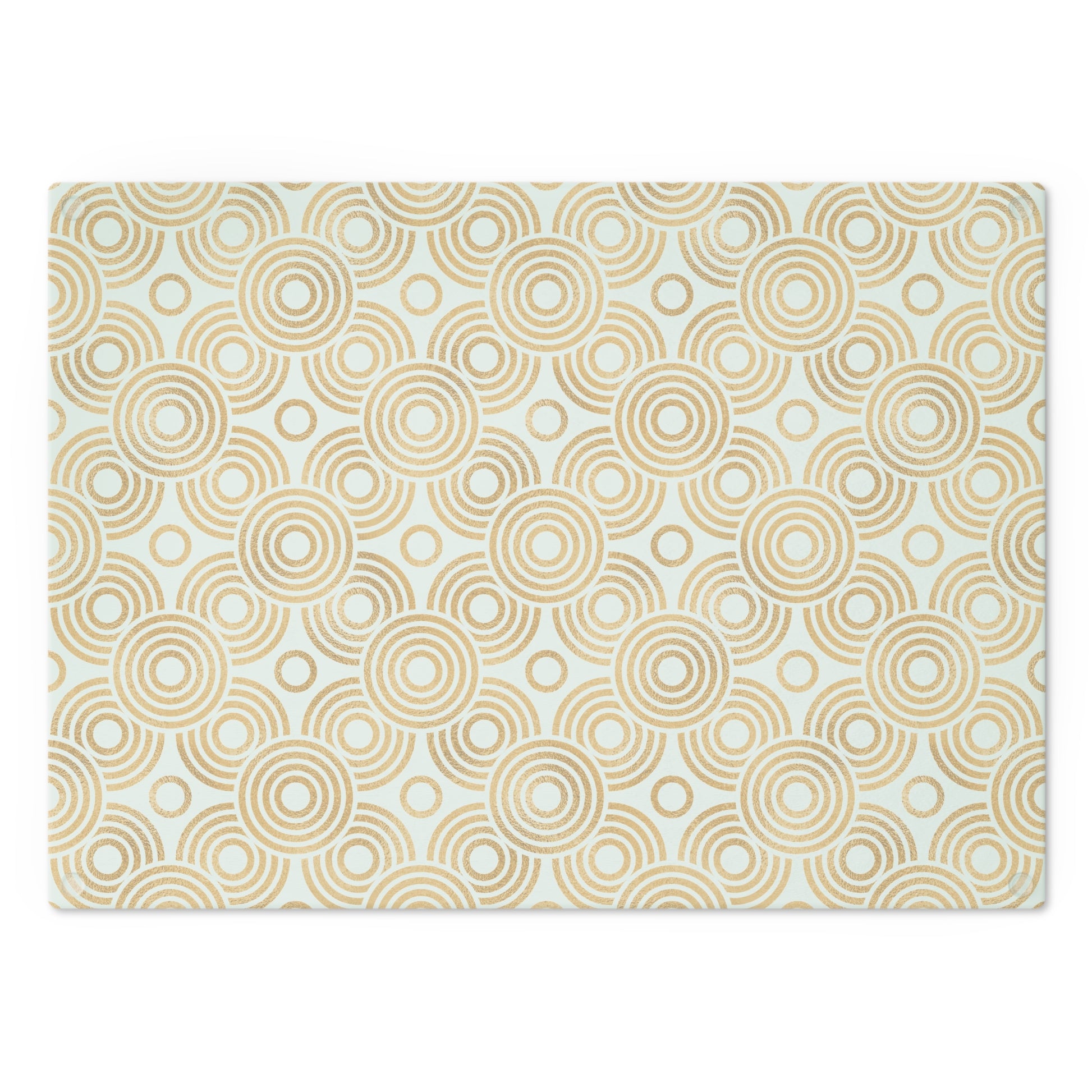 Elegant Geometric Glass Cutting Board | Kitchen Decor, Gift for Chefs, Home Cooking, Housewarming, Eco-Friendly, Hollywood Regency Decor - LOLA VEGAS ART