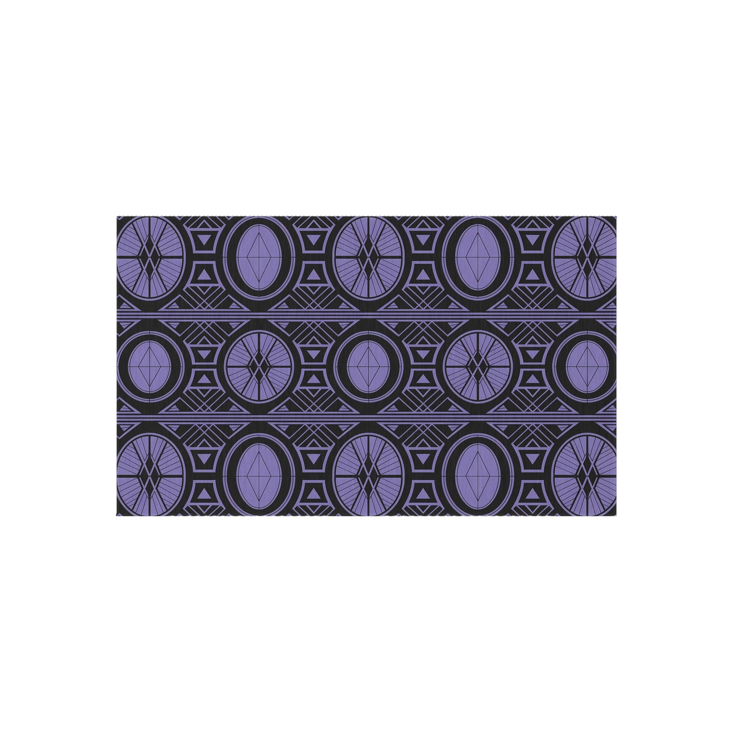 Chic Outdoor/Indoor Rug for Stylish Patios, Geometric Design, Weather-Resistant Floor Mat, Garden Rug, Boho Decor, Outdoor Living - LOLA VEGAS ART