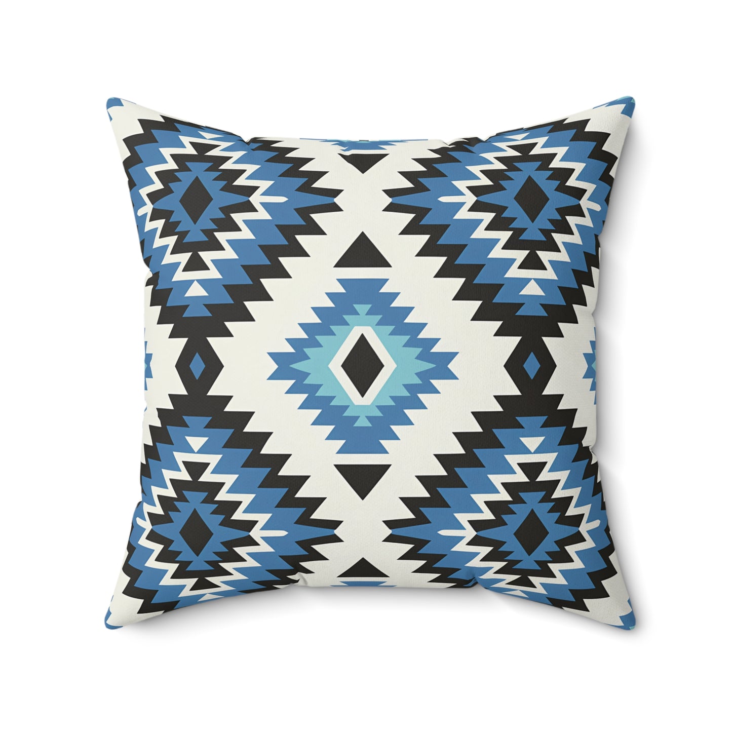 Geometric Pattern Decorative Pillow, Boho Couch Cushion, Modern Home Decor, Bohemian Accent Pillow, Tribal Print Throw Pillow - LOLA VEGAS ART