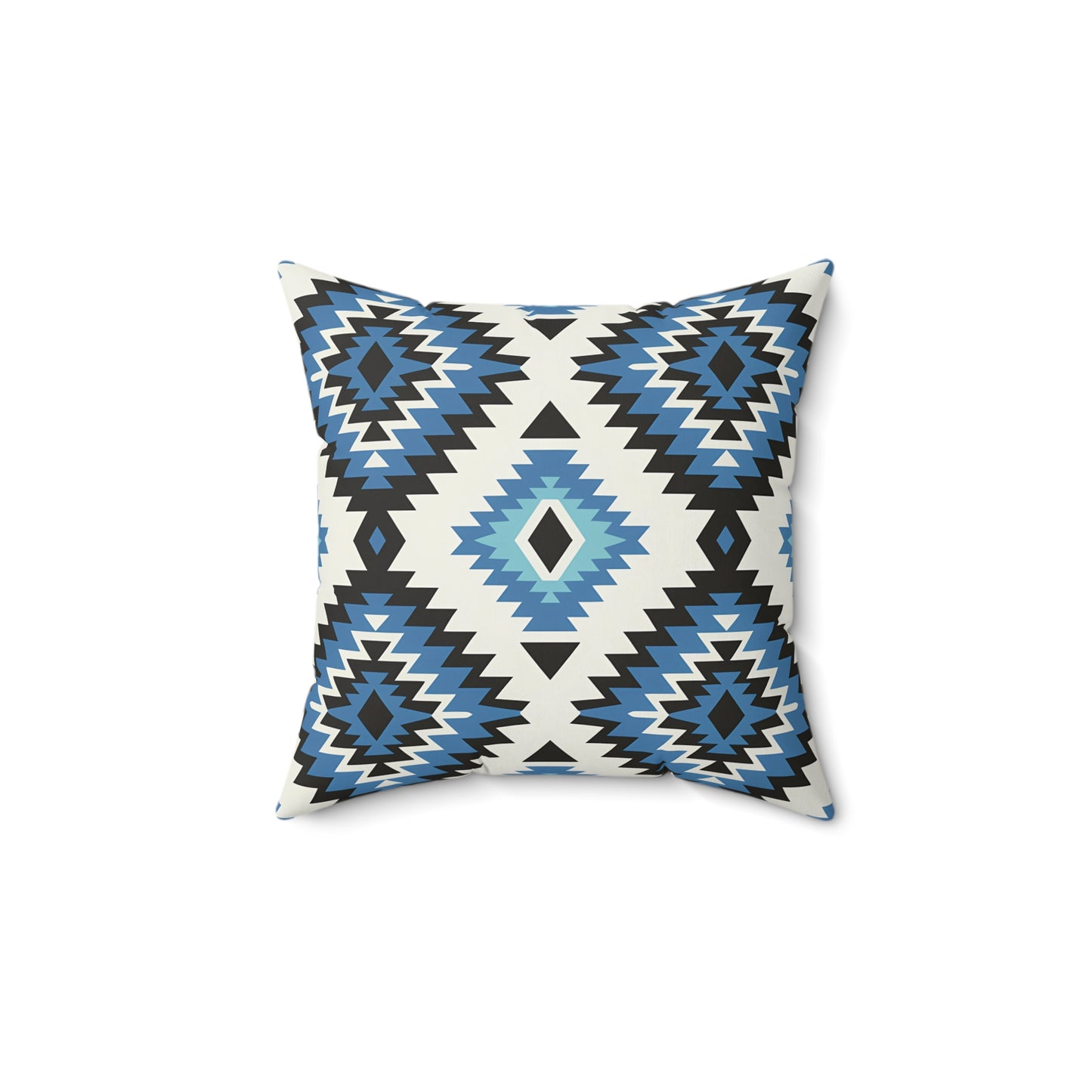 Geometric Pattern Decorative Pillow, Boho Couch Cushion, Modern Home Decor, Bohemian Accent Pillow, Tribal Print Throw Pillow - LOLA VEGAS ART