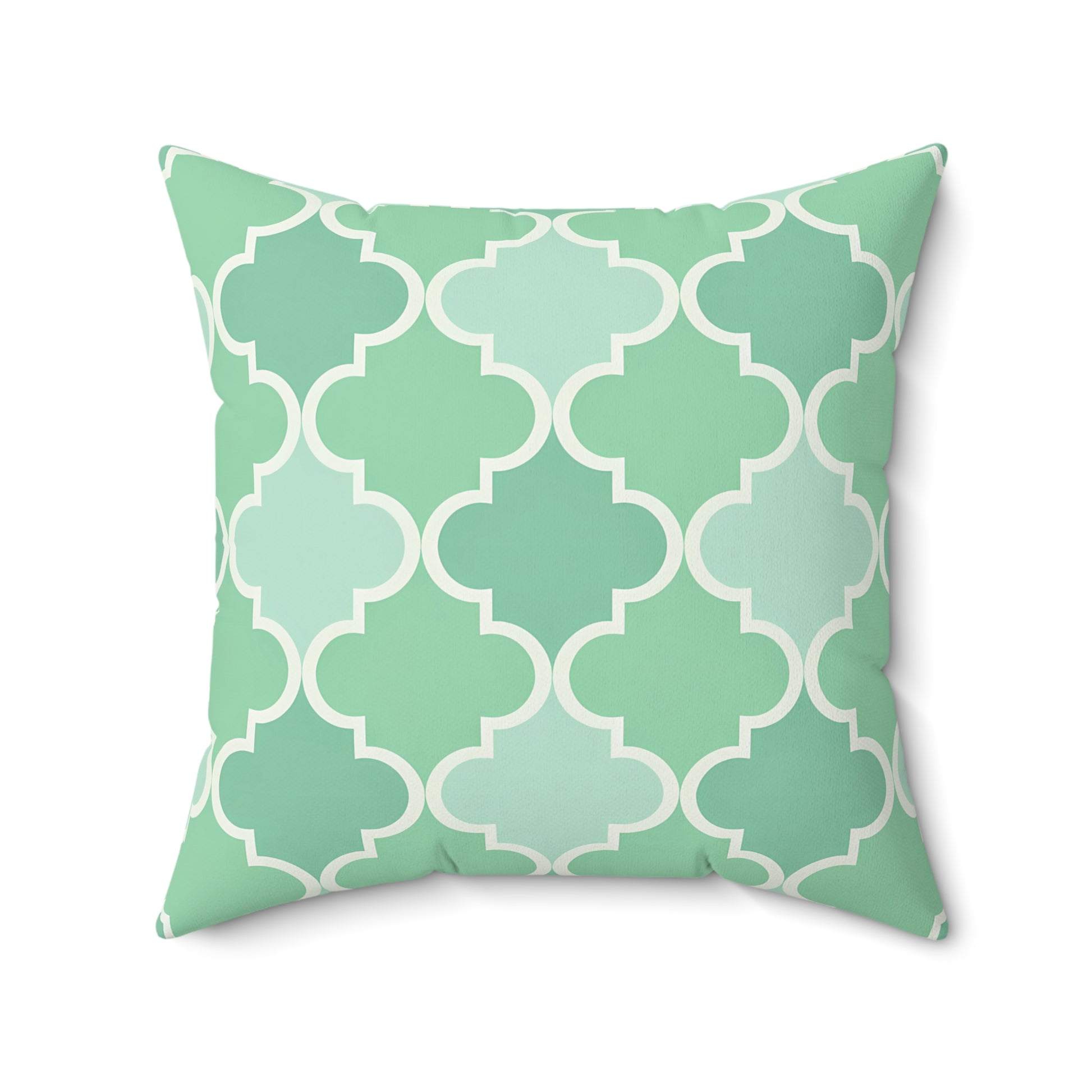 Mint Green Geometric Pillow, Modern Home Decor Cushion, Sofa Accent, Housewarming Gift, Boho Style Pillow, Living Room Decoration - LOLA VEGAS ART