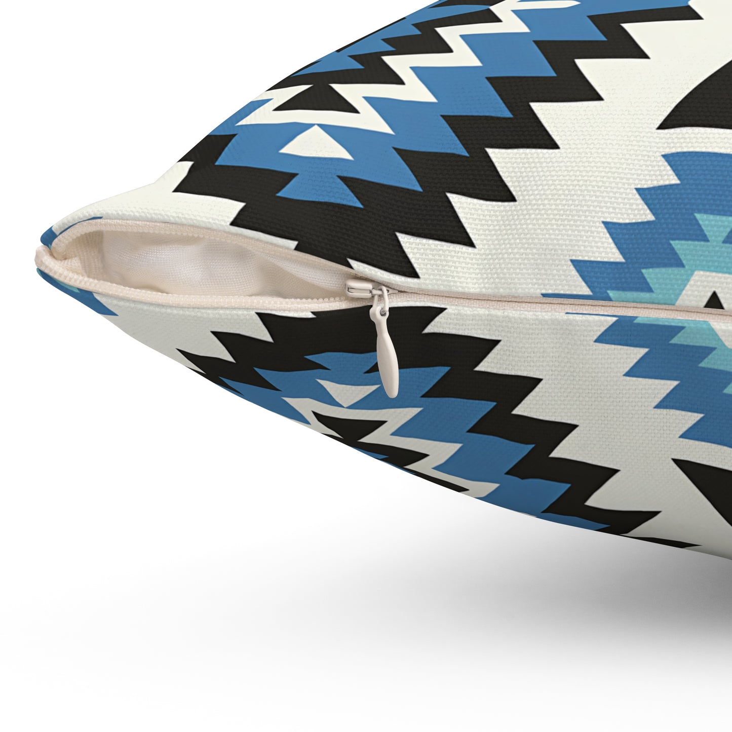 Geometric Pattern Decorative Pillow, Boho Couch Cushion, Modern Home Decor, Bohemian Accent Pillow, Tribal Print Throw Pillow - LOLA VEGAS ART