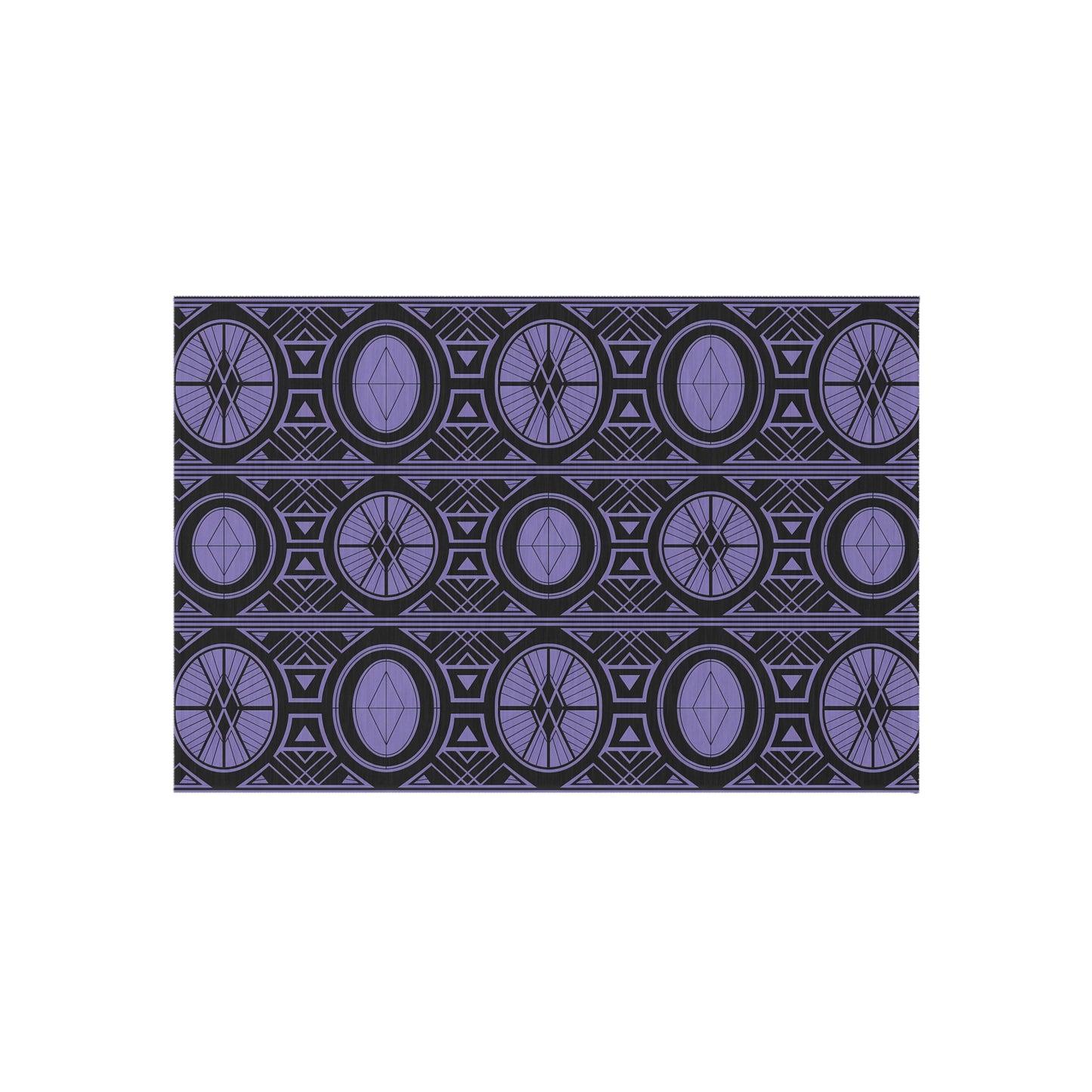 Chic Outdoor/Indoor Rug for Stylish Patios, Geometric Design, Weather-Resistant Floor Mat, Garden Rug, Boho Decor, Outdoor Living - LOLA VEGAS ART