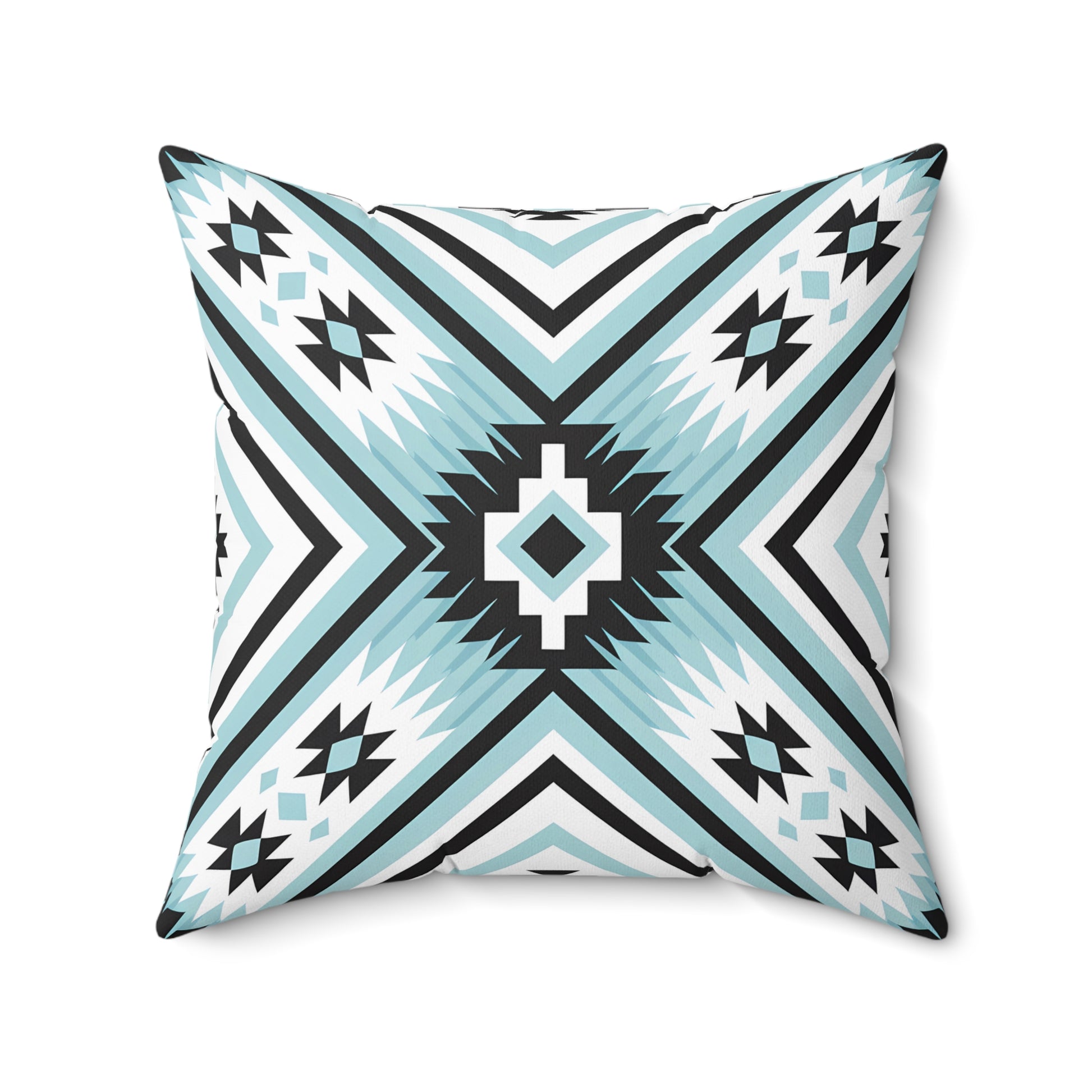 Bohemian Patterned Pillow, Modern Home Decor, Native American Inspired, Decorative Throw Pillow, Cozy Living Room Accent - LOLA VEGAS ART