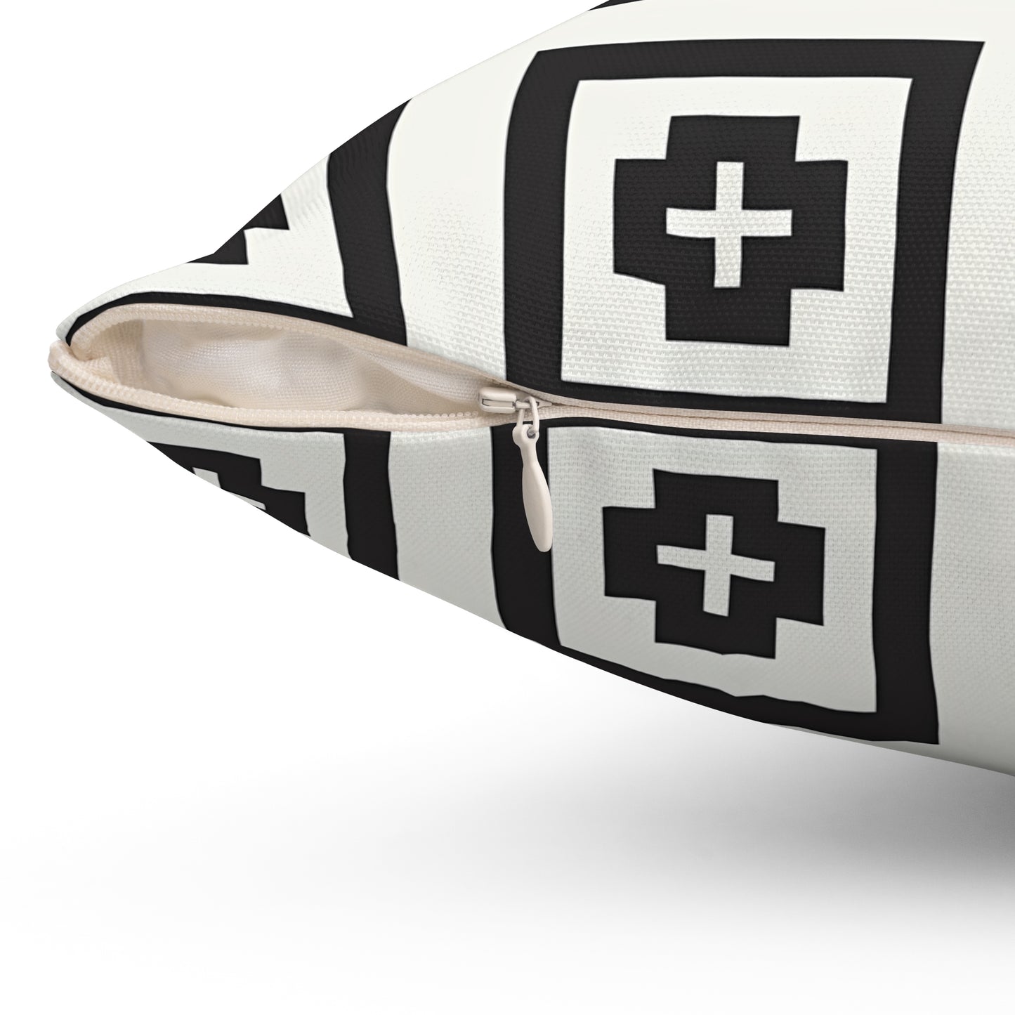 Modern Geometric Decor Pillow, Cushion for Living Room, Office, Minimalist Home Accent, Gift for Housewarming, Neutral Tones