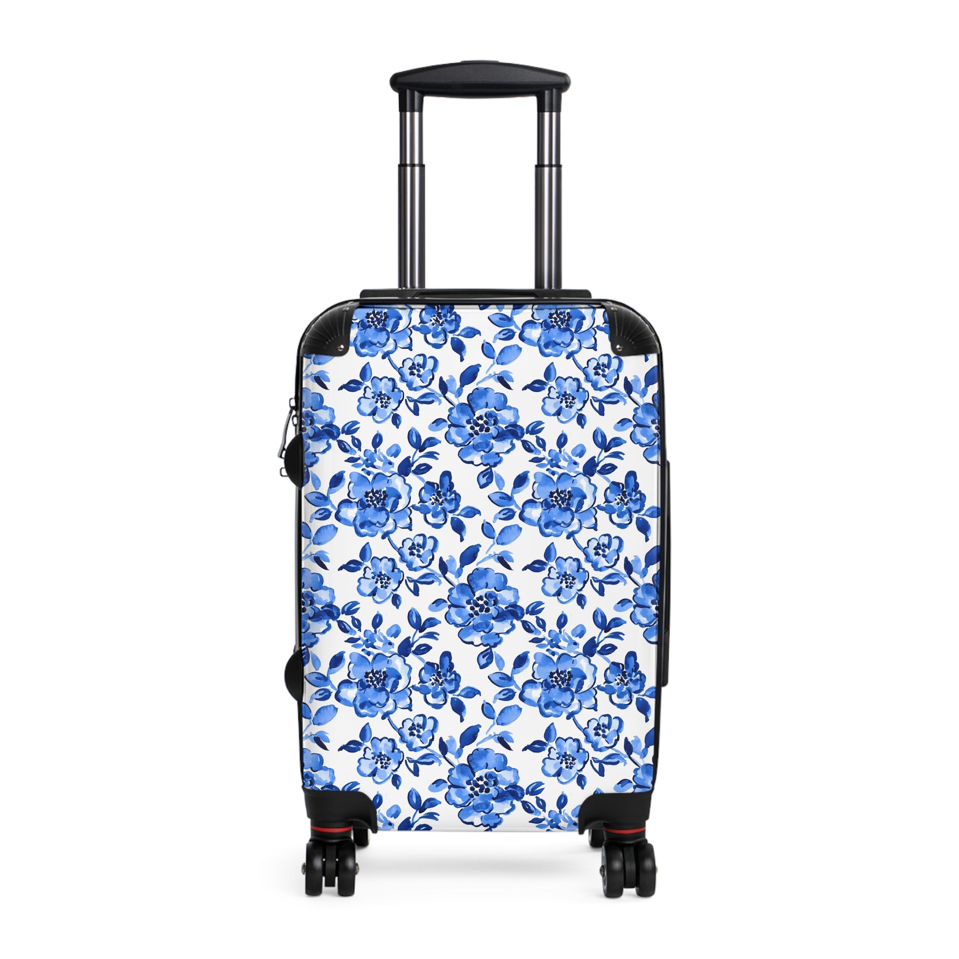 Floral Pattern Suitcase, Stylish Travel Luggage, Perfect for Vacations, Gifts for Travelers, Trendy Suitcase for Every Adventure - LOLA VEGAS ART