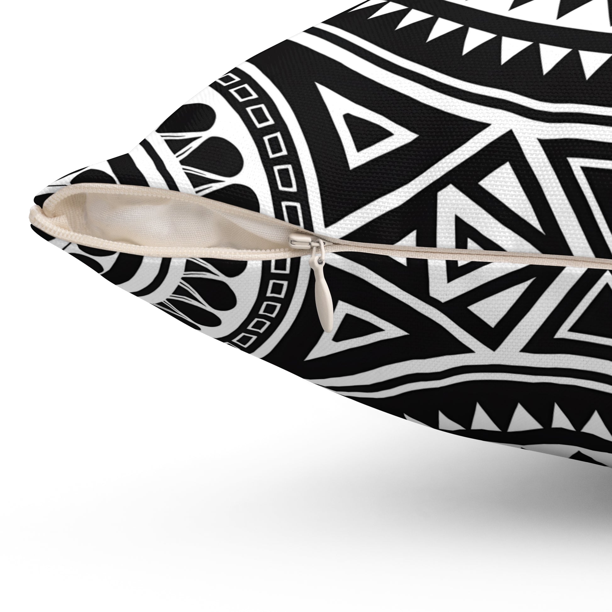 Bohemian Mandala Pillow | Modern Home Decor, Throw Pillow, Gift for Her, Cozy Living Room, Black and White Cushion - LOLA VEGAS ART