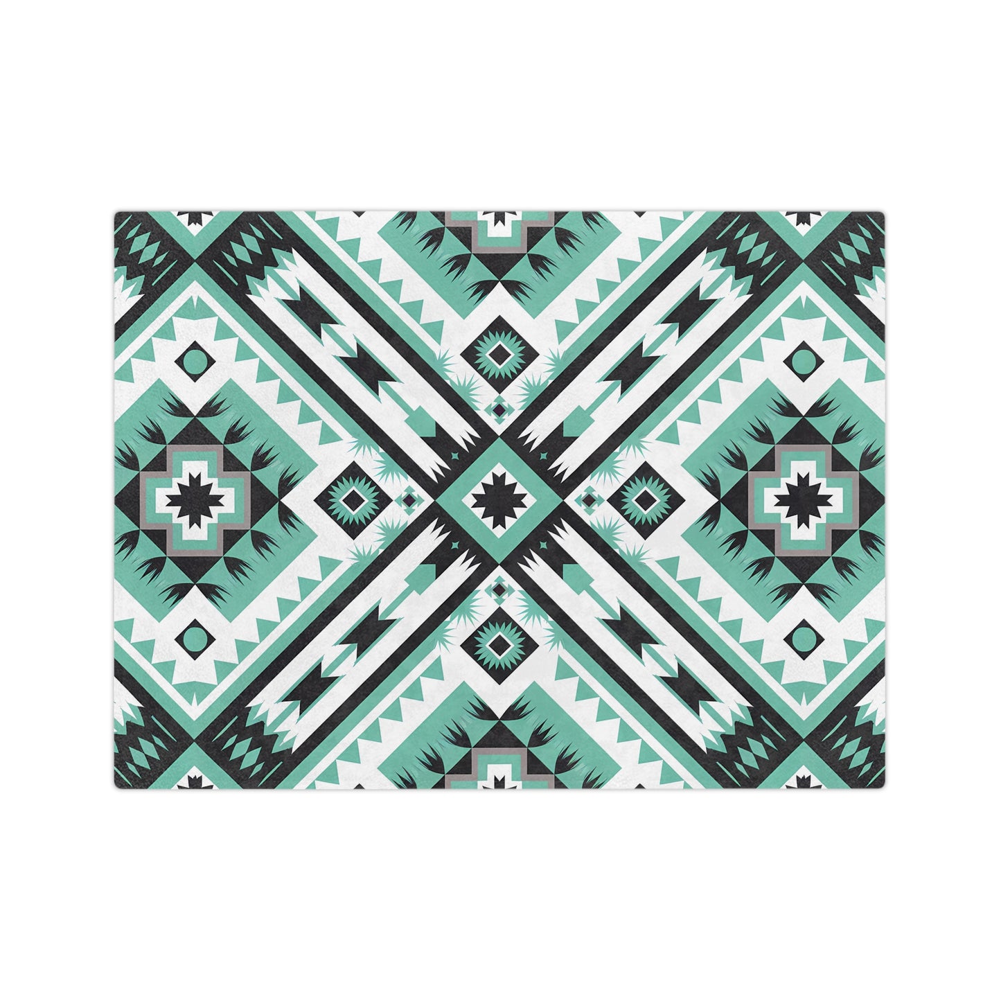 Cozy Southwest Pattern Blanket, Soft Microfiber Throw, Perfect for Home Decor, Picnic, or Gift, Aztec Inspired Design - LOLA VEGAS ART