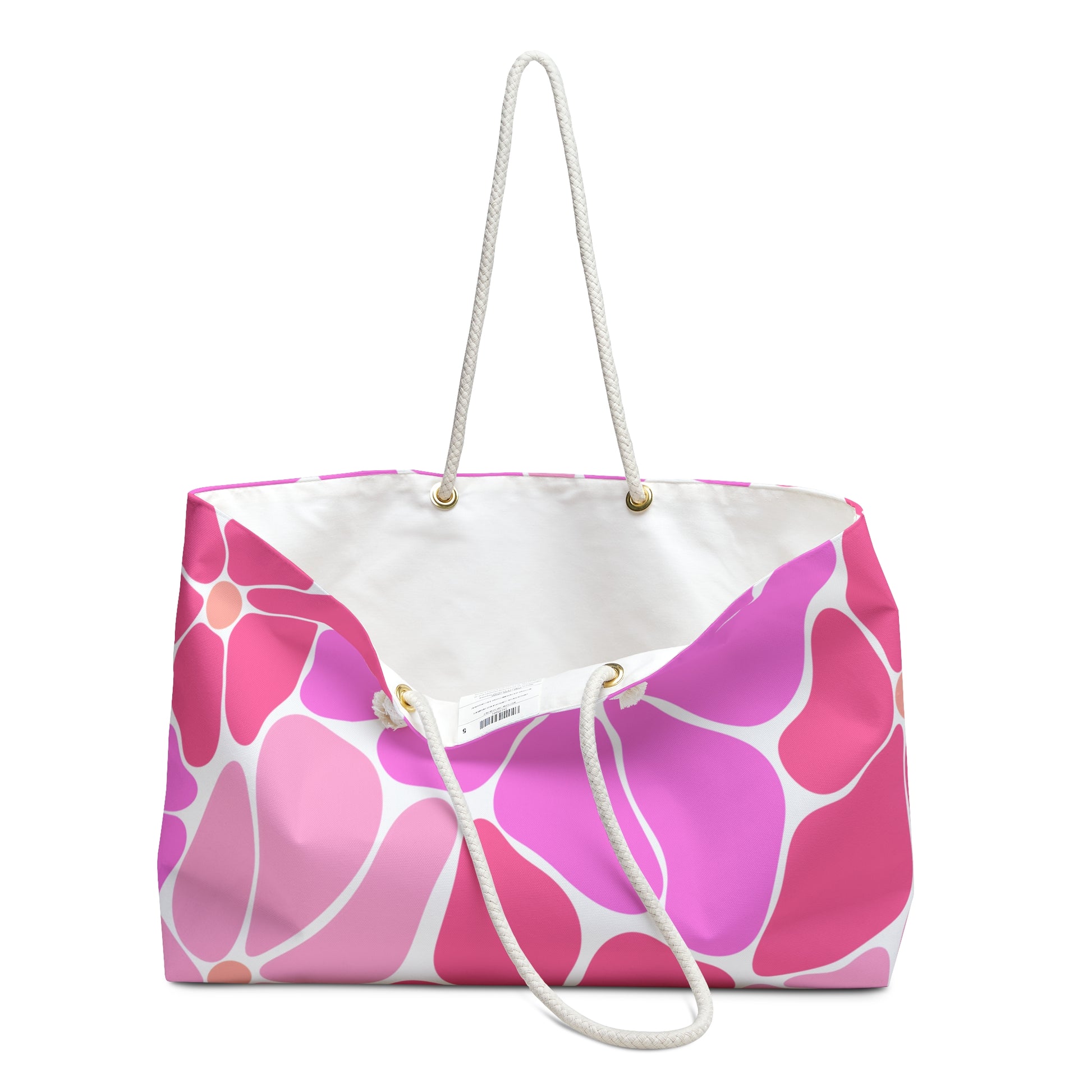 Vibrant Floral Weekender Bag - Perfect for Travel, Beach Days, Gym, Shopping, Overnight Stays, Gifts - LOLA VEGAS ART