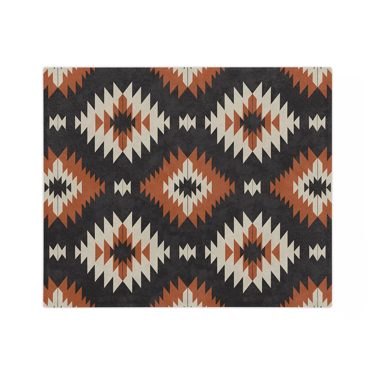 Tribal Print Velveteen Microfiber Blanket | Cozy Home Decor, Native American Inspired Gift, Boho Throw, Wedding Gift, Warm Soft Blanket - LOLA VEGAS ART