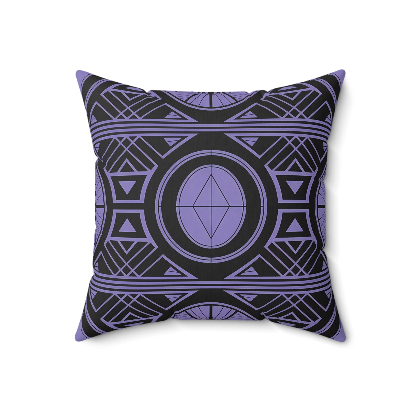 Geometric Purple Accent Pillow | Modern Home Decor, Throw Pillow, Cozy Living Room, Housewarming Gift, Boho Accessories - LOLA VEGAS ART