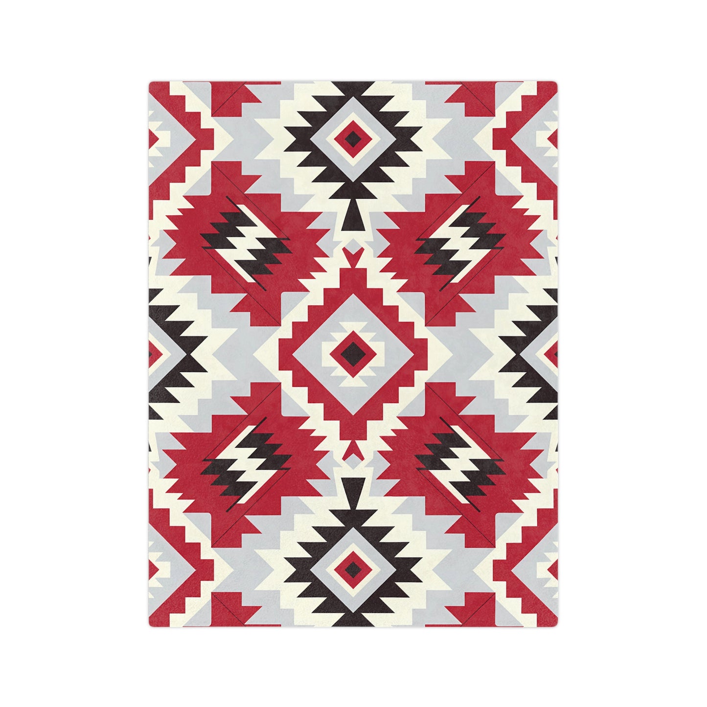 Cozy Southwestern Velveteen Microfiber Blanket | Boho Home Decor, Gift for Him/Her, Warm Throw for Couches, Camping, Bedroom - LOLA VEGAS ART