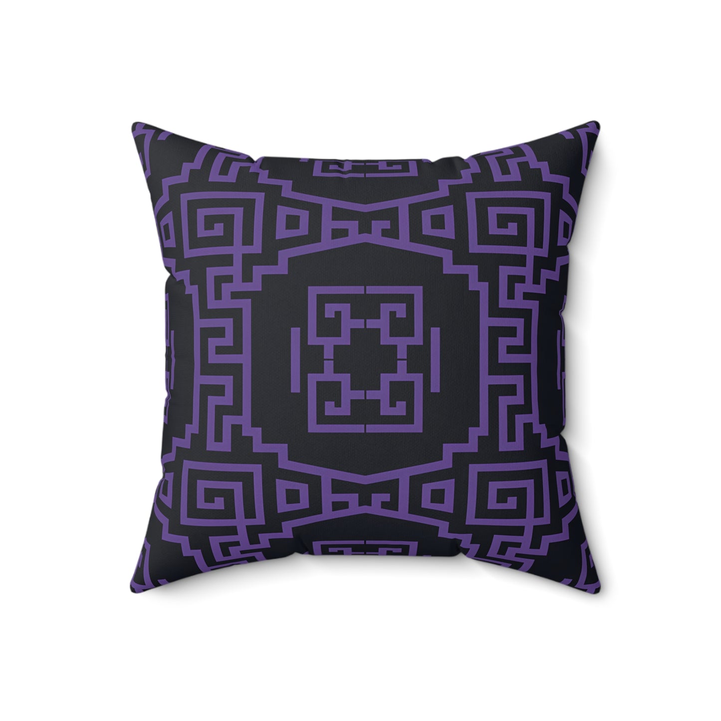 Stylish Geometric Purple Pillow, Modern Cushion, Home Decor Accent, Throw Pillow, Gift for Her, Bedroom and Living Room Decor