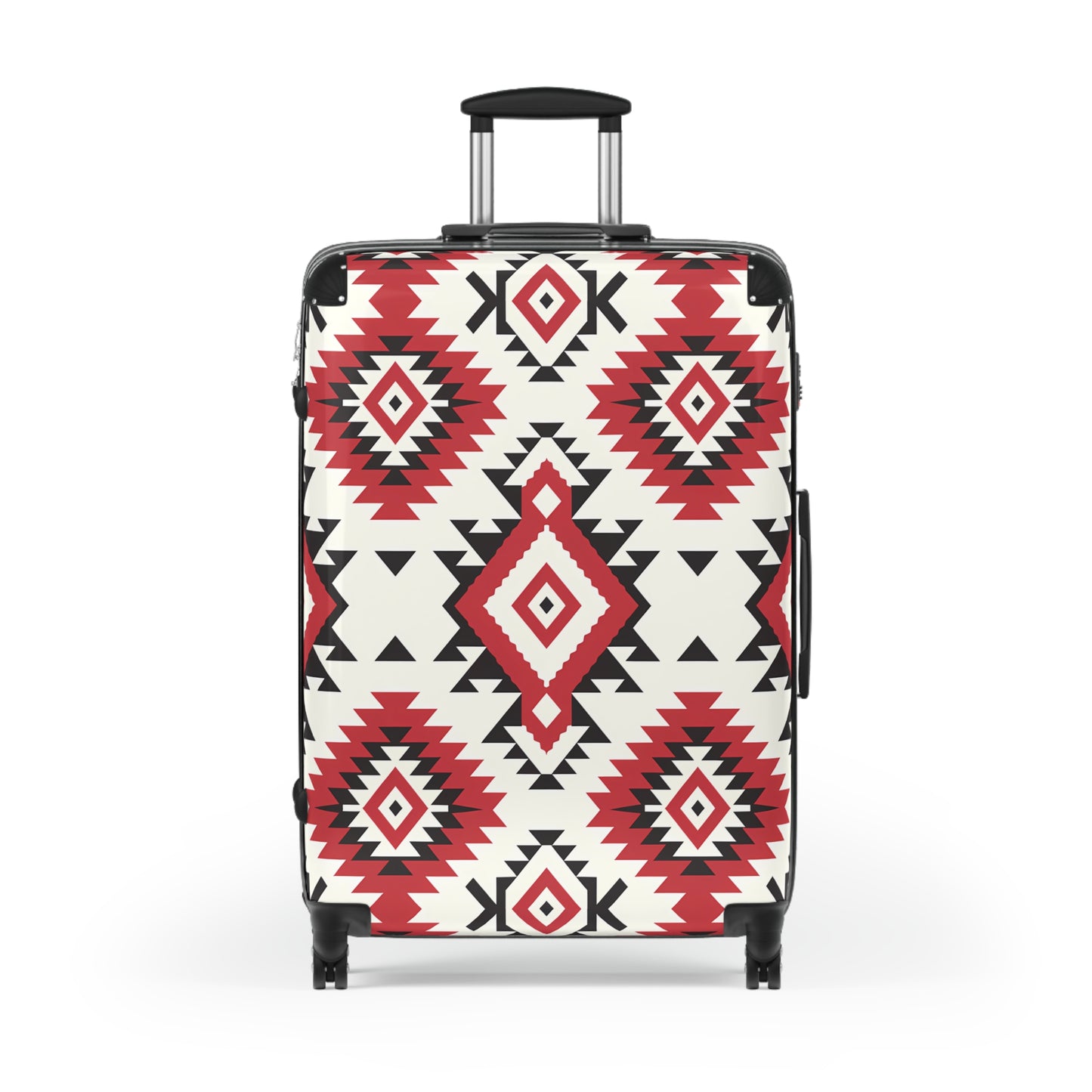Trendy Tribal Suitcase, Stylish Luggage for Travelers, Boho Travel Case, Unique Carry-On for Vacations, Ideal Gift for Adventurers - LOLA VEGAS ART
