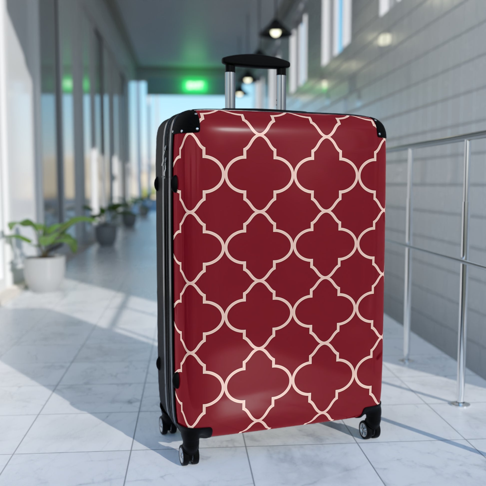 Stylish Travel Suitcase - Chic Luggage for Jetsetters, Unique Travel Accessory, Modern Suitcase, Designer Luggage, Vacation Must-Have - LOLA VEGAS ART