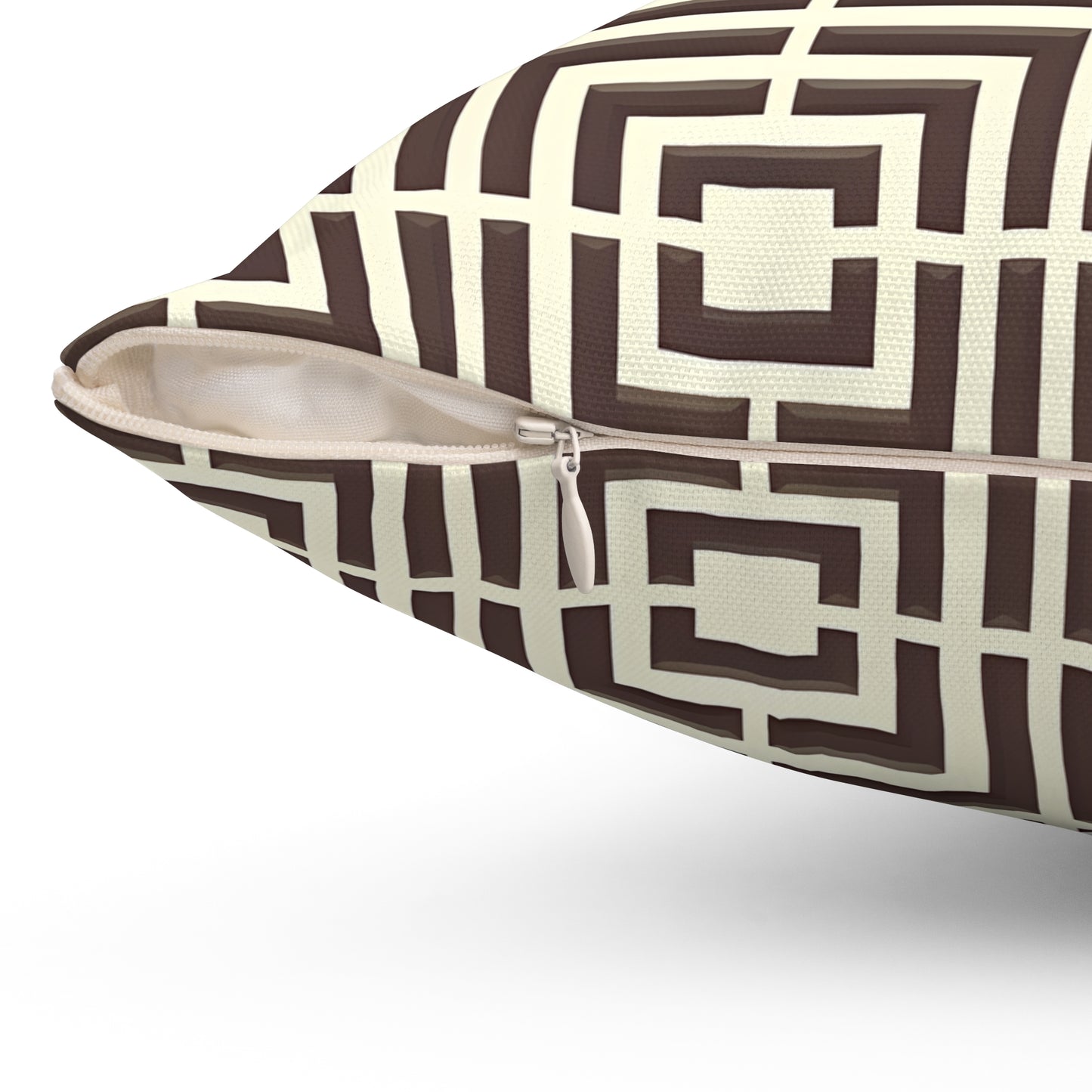 Geometric Pattern Pillow, Modern Home Decor, Square Cushion, Stylish Throw Pillow, Unique Gift for Couch or Bedroom, Trendy Accent
