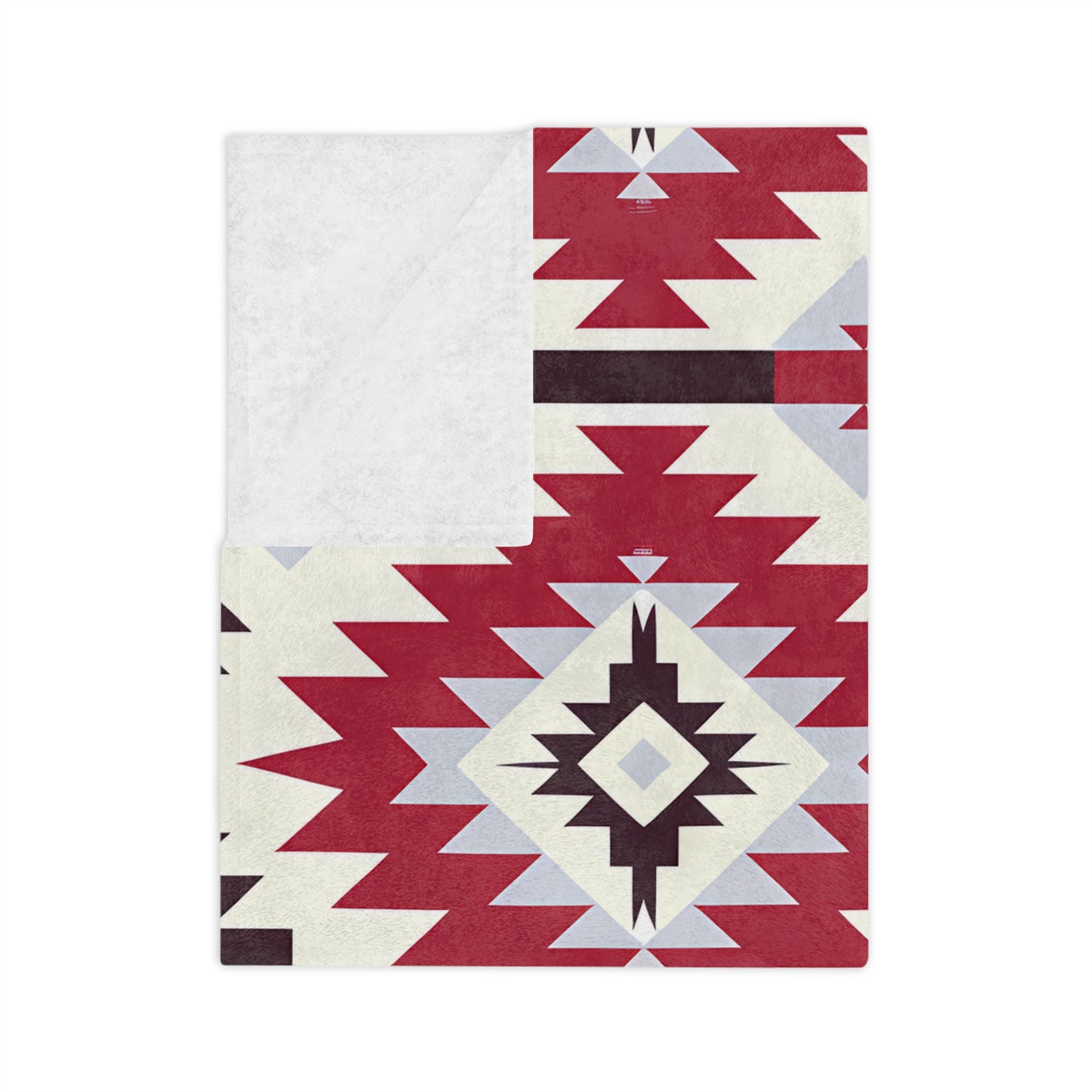 Cozy Southwestern Velveteen Blanket, Bohemian Throw Blanket, Warm Decor for Home, Perfect Gift for Holidays, Camping, Picnics - LOLA VEGAS ART