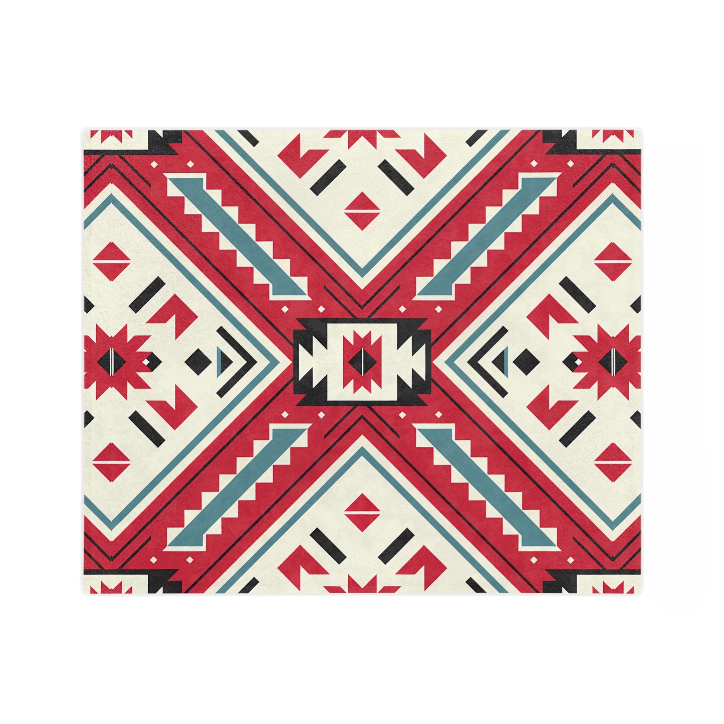 Bohemian Velvet Blanket, Cozy Throw, Southwest Decor, Gift for Her, Living Room Accessory, Festival Home Decor, Modern Art Blanket - LOLA VEGAS ART