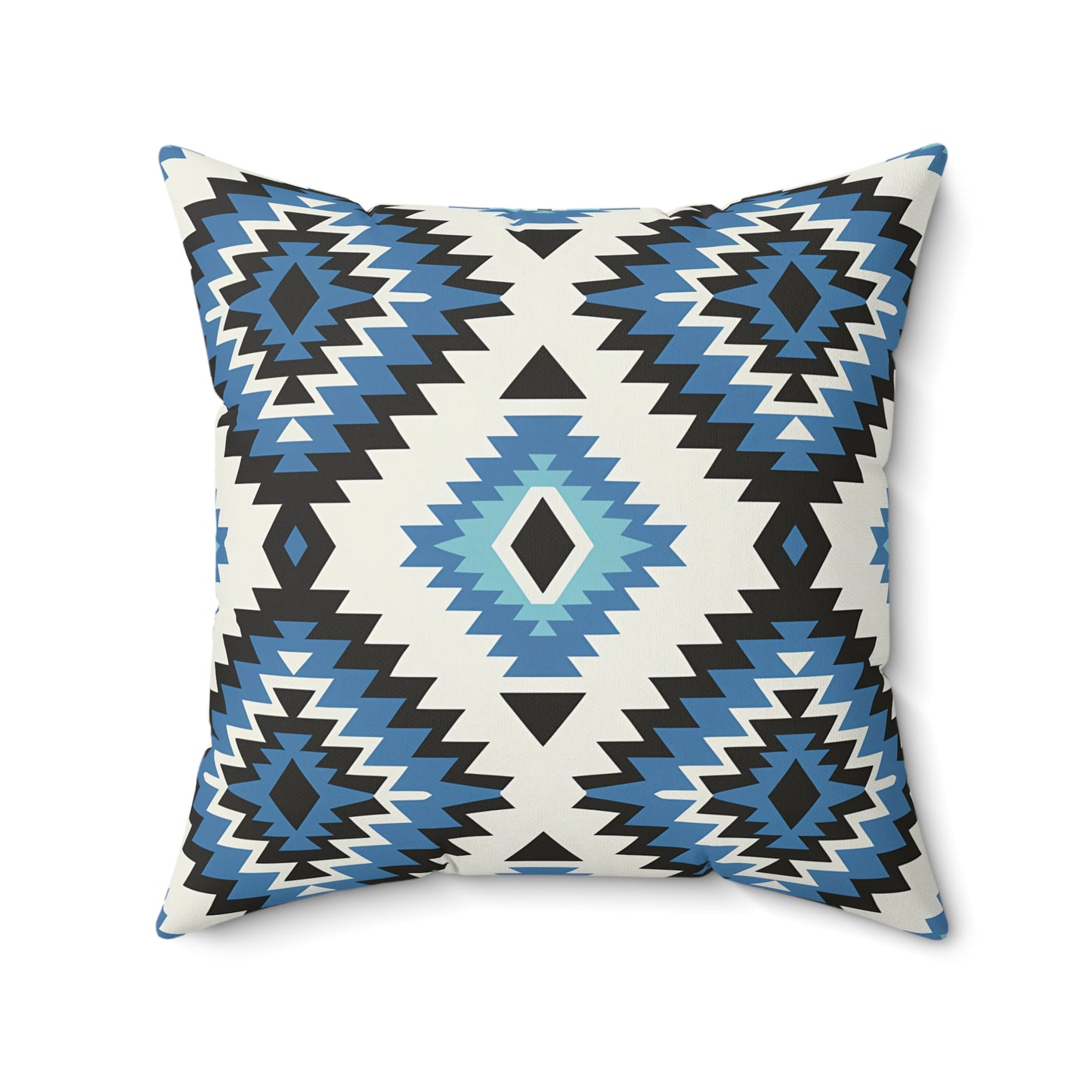 Geometric Pattern Decorative Pillow, Boho Couch Cushion, Modern Home Decor, Bohemian Accent Pillow, Tribal Print Throw Pillow - LOLA VEGAS ART