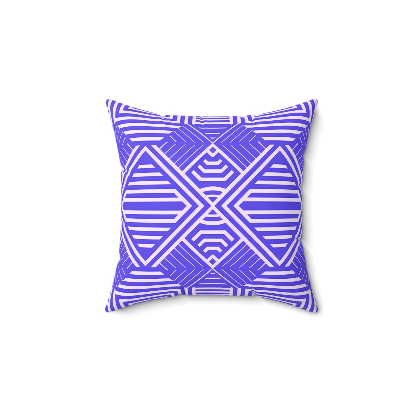 Vibrant Purple and White Geometric Accent Pillow, Decorative Pillow, Home Decor, Couch Cushion, Modern Pillow, Throw Pillow, Gift Idea - LOLA VEGAS ART