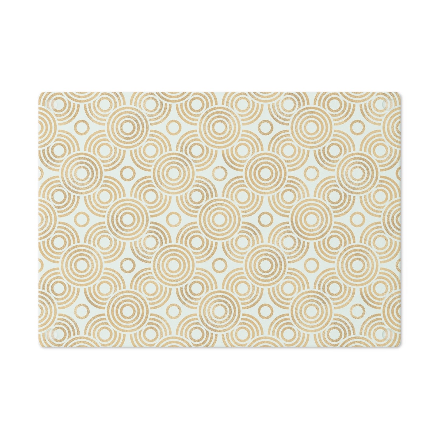 Elegant Geometric Glass Cutting Board | Kitchen Decor, Gift for Chefs, Home Cooking, Housewarming, Eco-Friendly, Hollywood Regency Decor - LOLA VEGAS ART