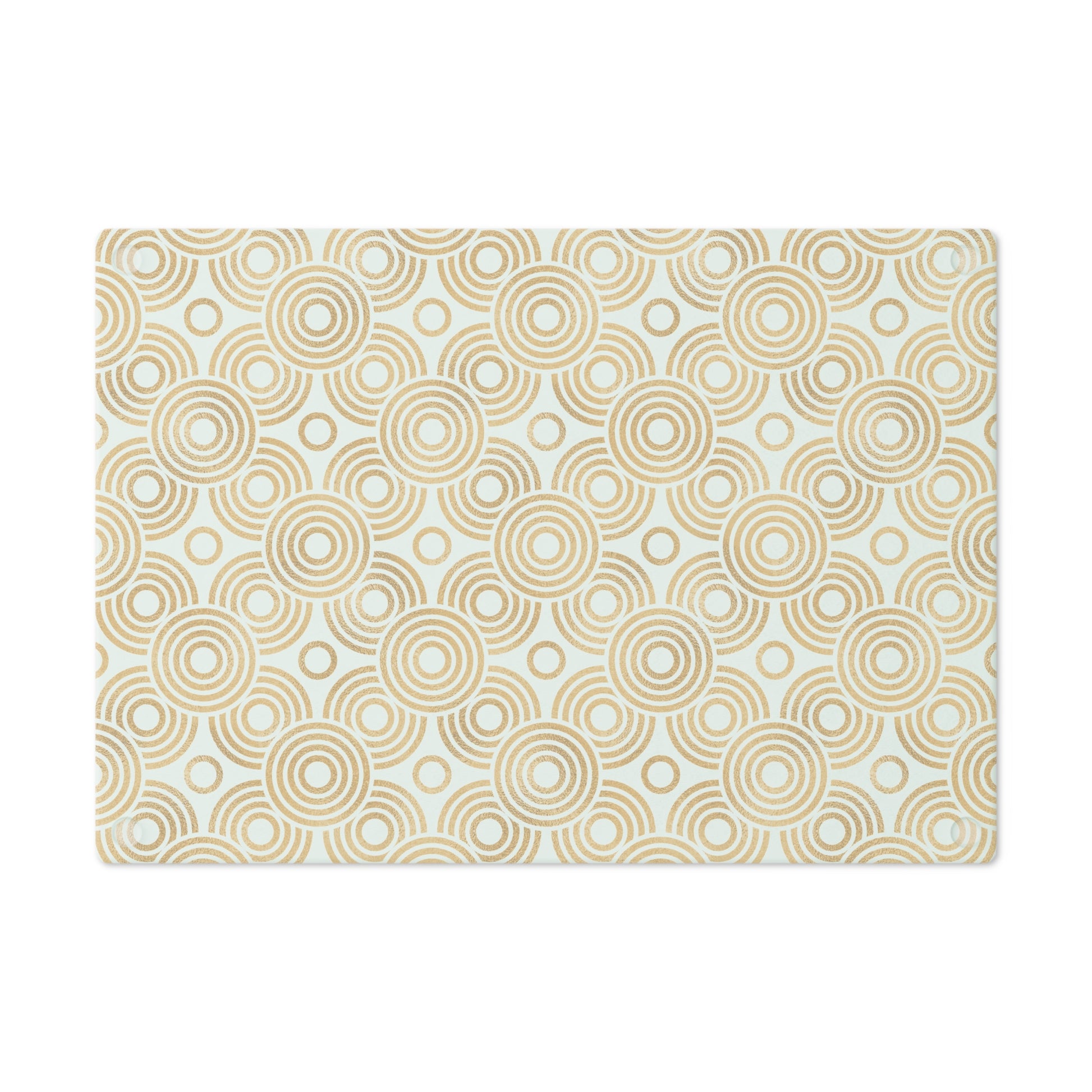 Elegant Geometric Glass Cutting Board | Kitchen Decor, Gift for Chefs, Home Cooking, Housewarming, Eco-Friendly, Hollywood Regency Decor - LOLA VEGAS ART