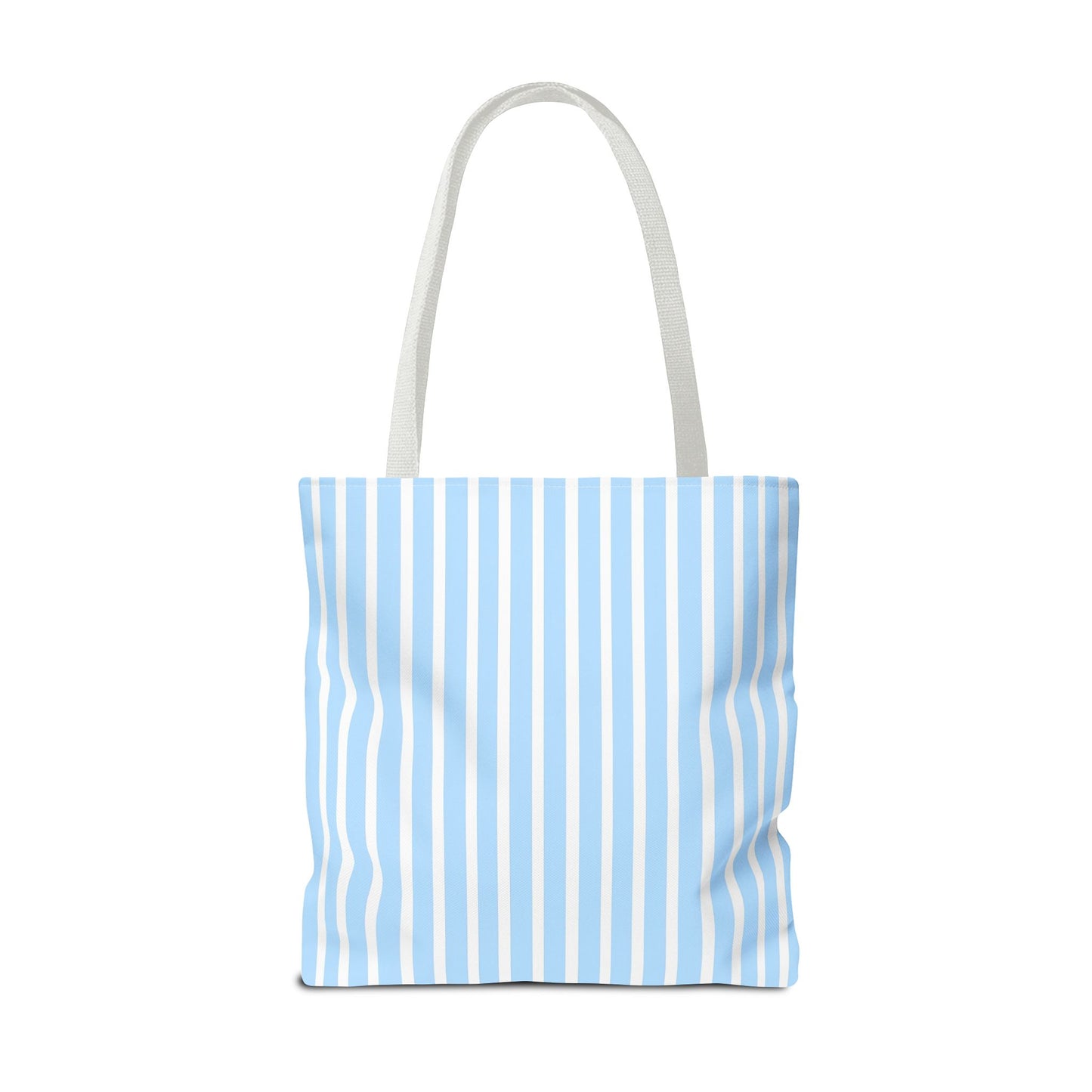 Chic Blue Striped Tote Bag, Casual Shopping Bag, Beach Tote, Eco-Friendly Handbag, Summer Style Accessory, Travel Essentials