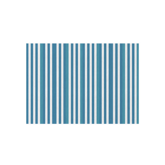 Blue White Striped Outdoor/indoor Rug | Patio Door Mat