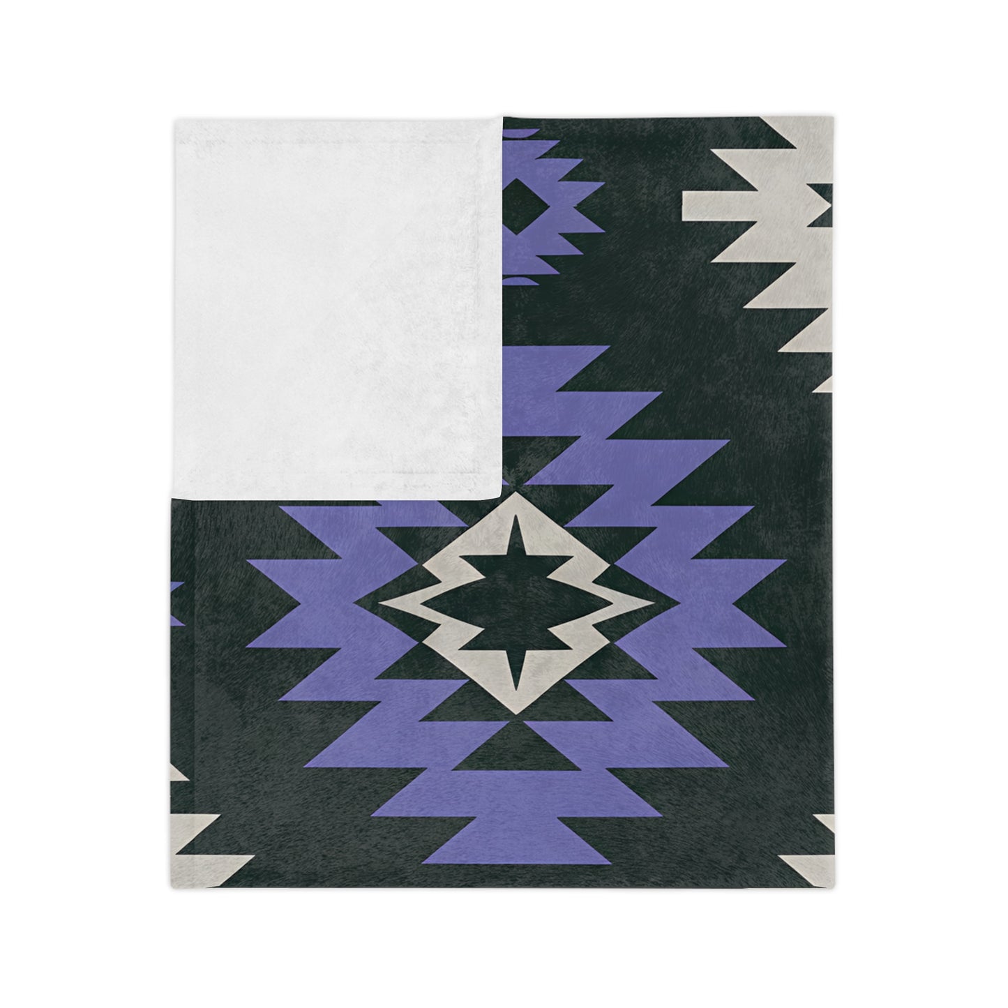 Cozy Velveteen Microfiber Blanket - Warm Tribal Pattern, Ideal for Home Décor, Gifts, Camping, and Picnics, Southwestern Blanket - LOLA VEGAS ART