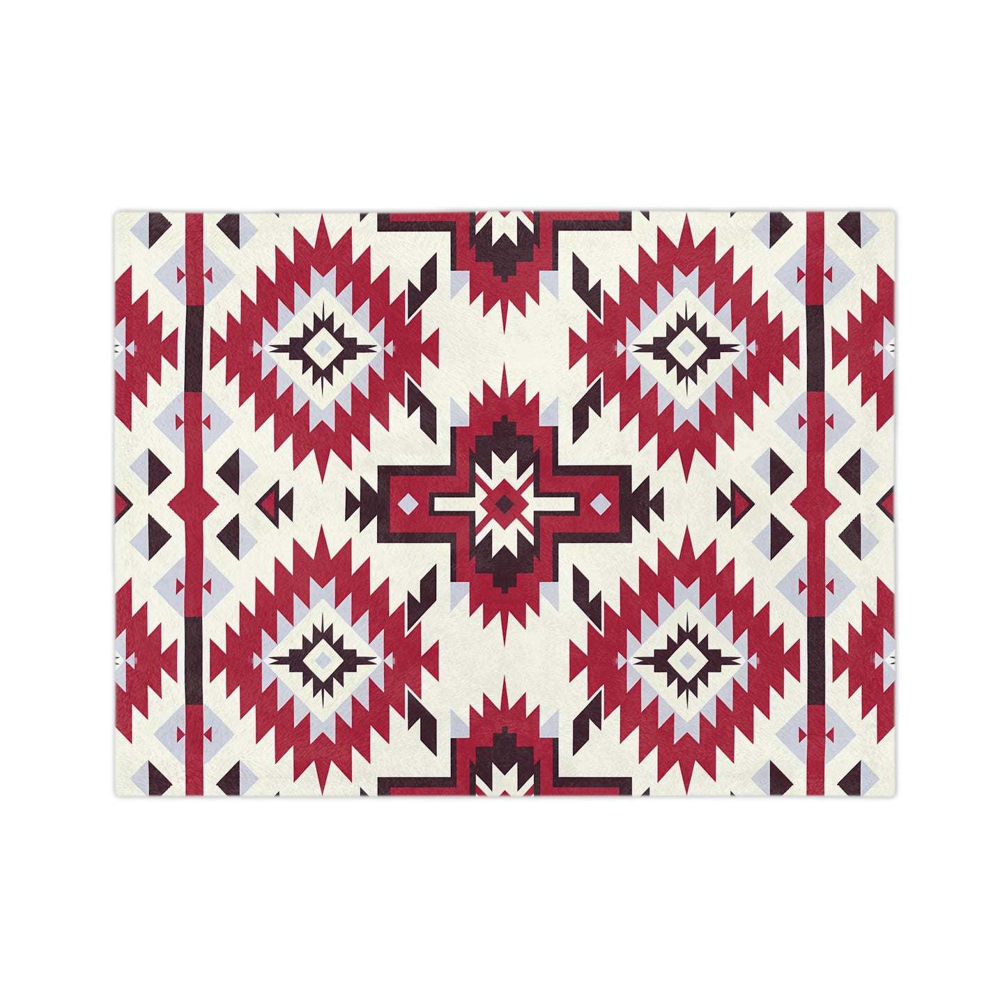 Cozy Southwestern Velveteen Blanket, Bohemian Throw Blanket, Warm Decor for Home, Perfect Gift for Holidays, Camping, Picnics - LOLA VEGAS ART