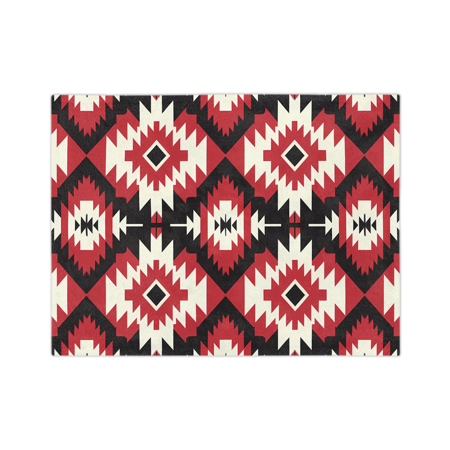 Southwestern Velvet Blanket, Cozy Throw for Home Decoration, Unique Gift for Housewarming, Outdoor Picnic Blanket, Soft Winter Comfort - LOLA VEGAS ART