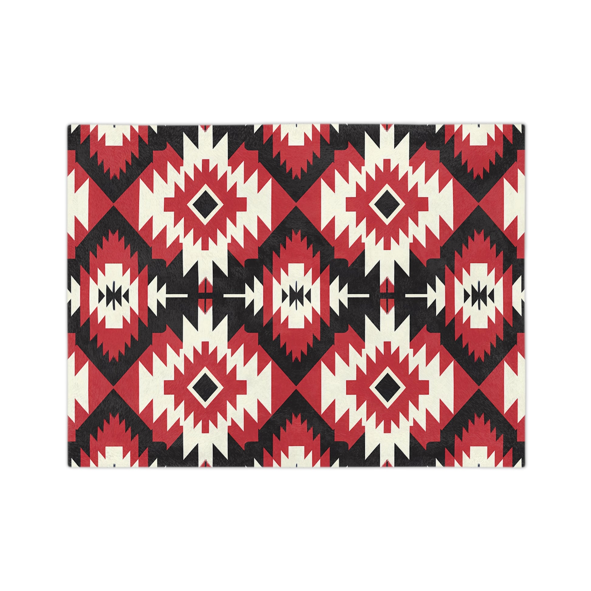 Southwestern Velvet Blanket, Cozy Throw for Home Decoration, Unique Gift for Housewarming, Outdoor Picnic Blanket, Soft Winter Comfort - LOLA VEGAS ART