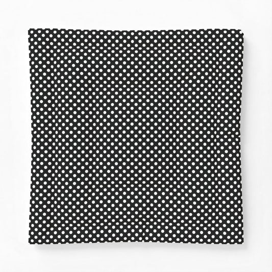 Black White Polka Dot Cotton Comforter | Dotted Bedding, Modern Farmhouse