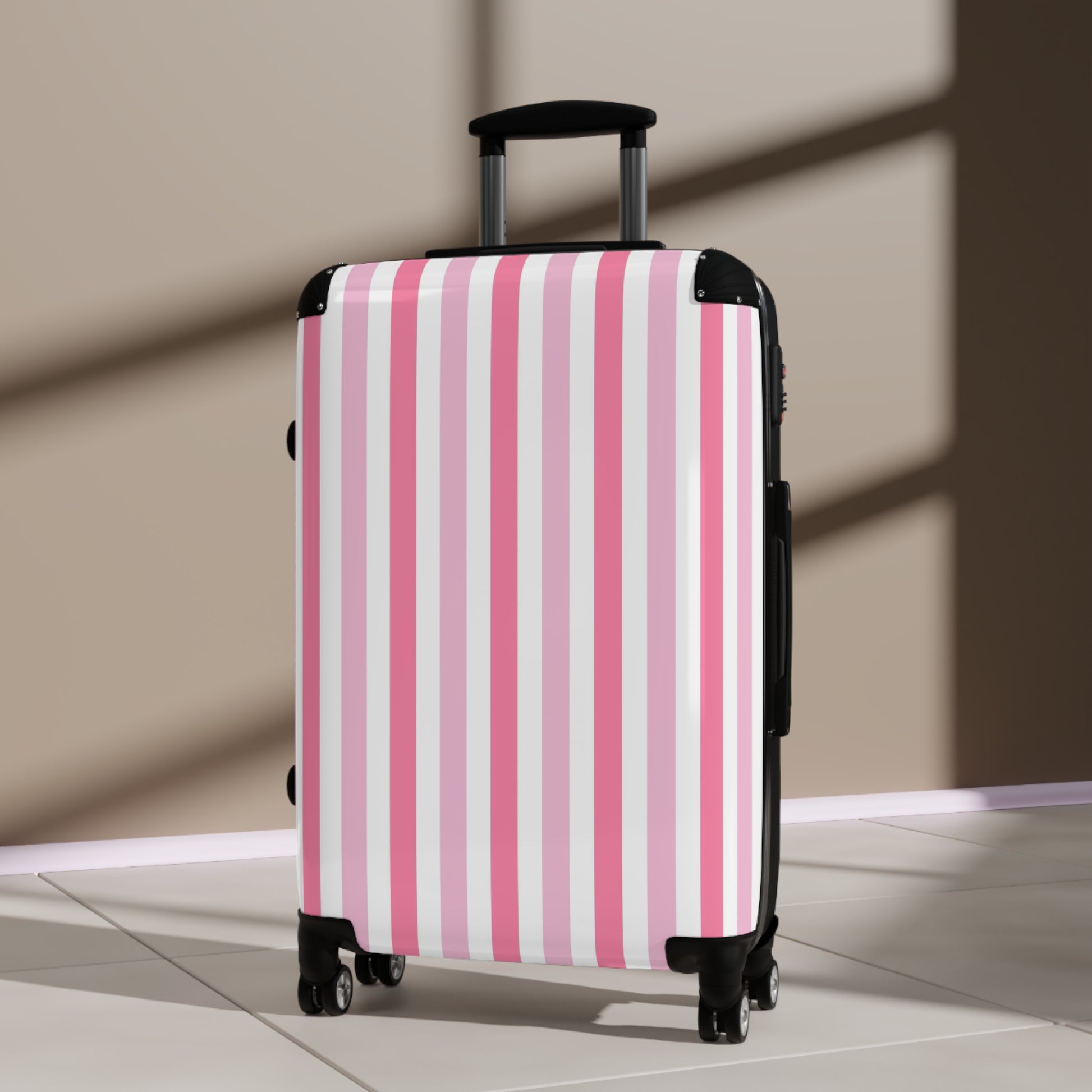 Stylish Suitcase - Trendy Luggage for Travel Lovers, Weekend Getaways, Fashionable Travel Gear, Personalized Travel Accessory, Perfect Gift - LOLA VEGAS ART