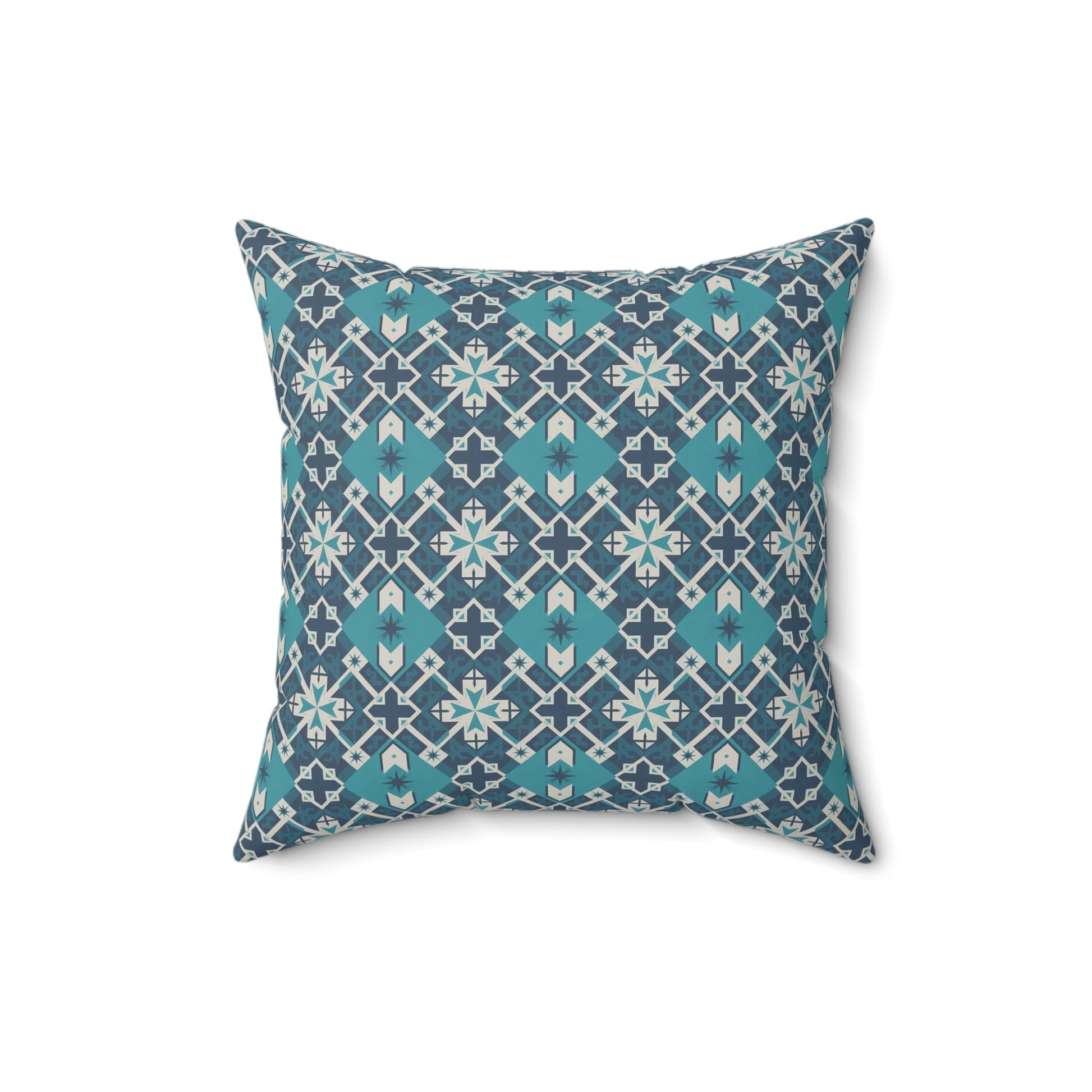Boho Geometric Pillow - Cozy Home Decor, Modern Living Room Accent, Gift for Housewarming,  Decorative Throw Pillow, Soft Cushion - LOLA VEGAS ART