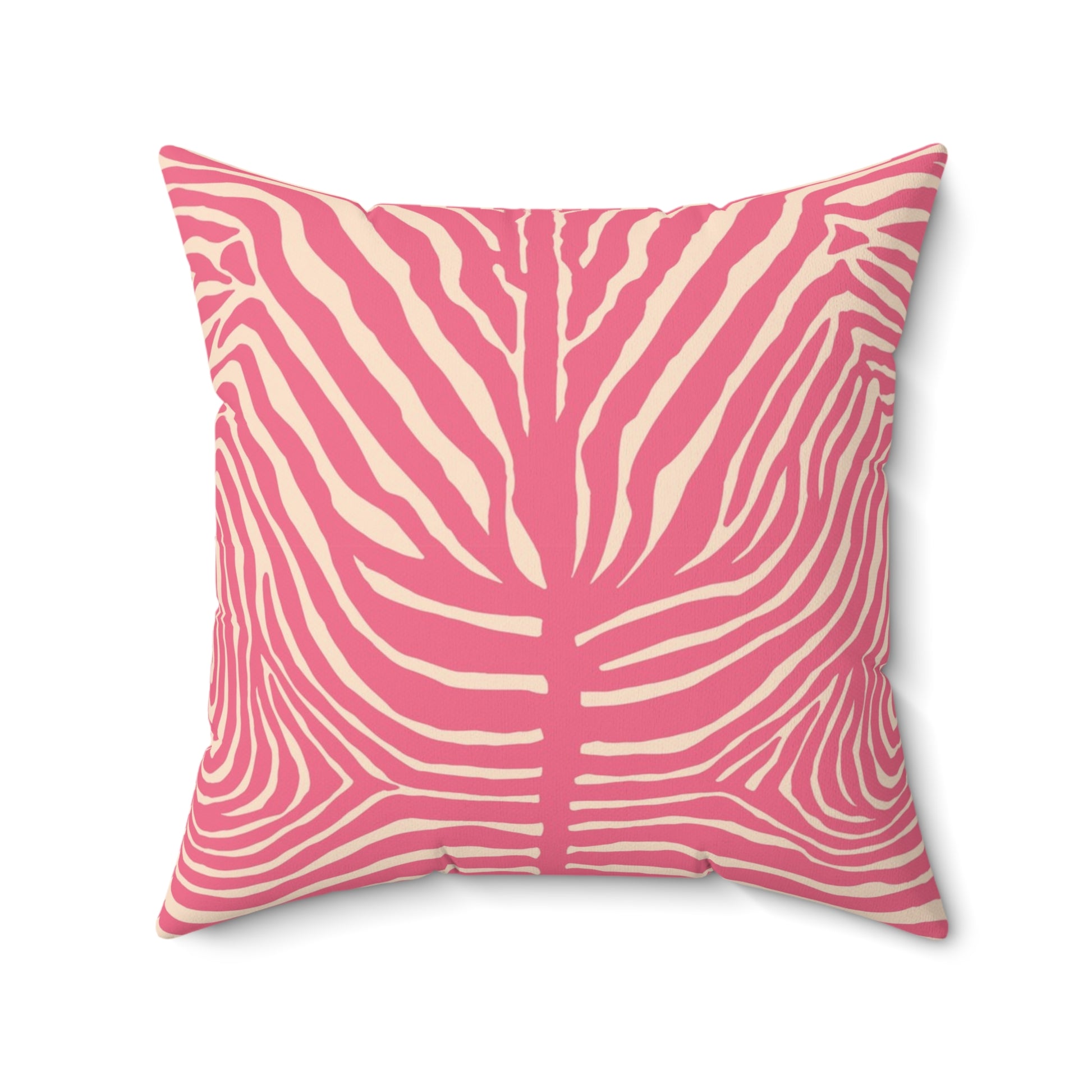Chic Pink Zebra Print Pillow, Throw Pillow, Home Decor, Modern Bedroom Accent, Gift for Animal Lovers, Summer Vibes - LOLA VEGAS ART