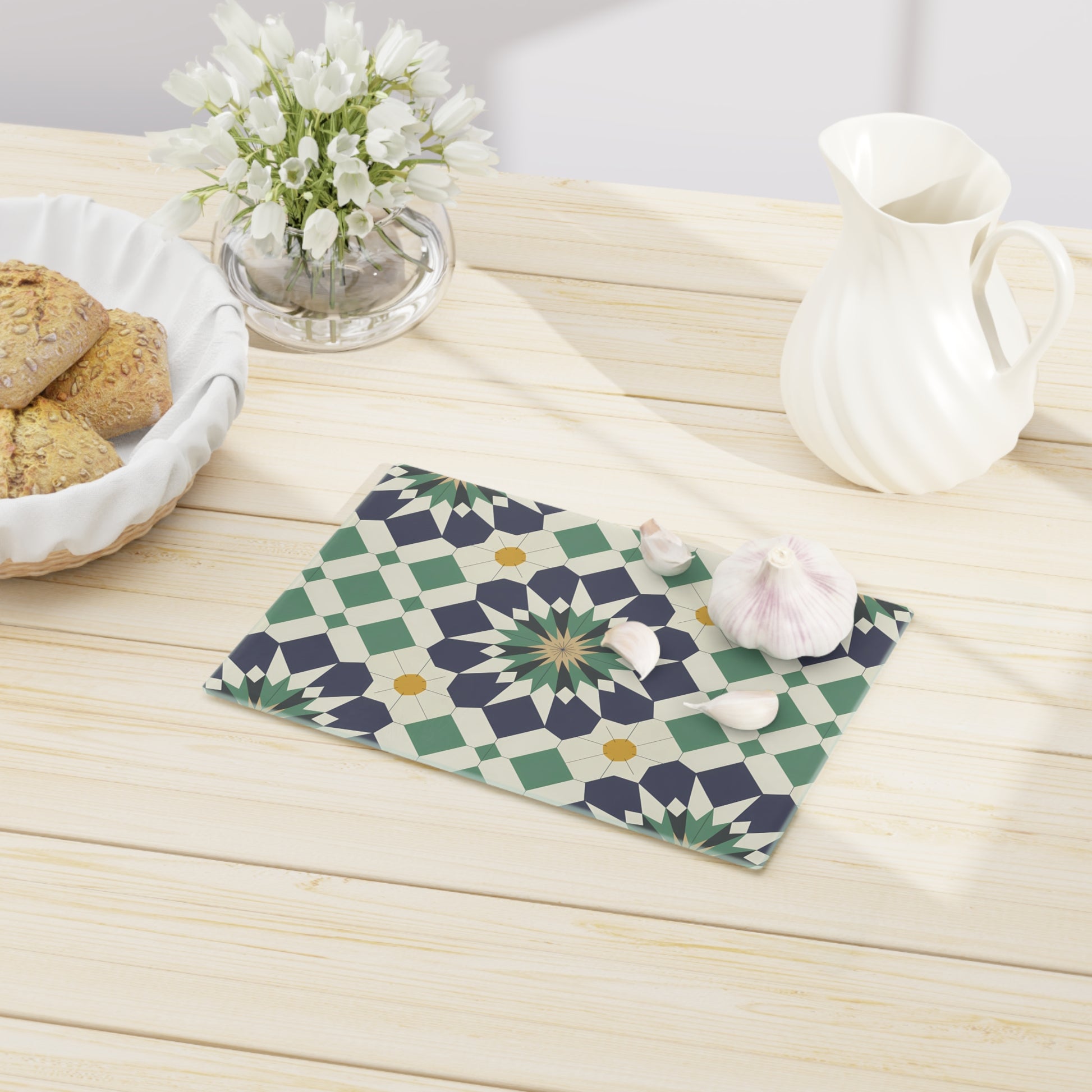 Artisan Cutting Board, Boho Kitchen Decor, Unique Gift for Home Chefs, Charcuterie Board, Personalized Wedding Present, Kitchen Accessories - LOLA VEGAS ART