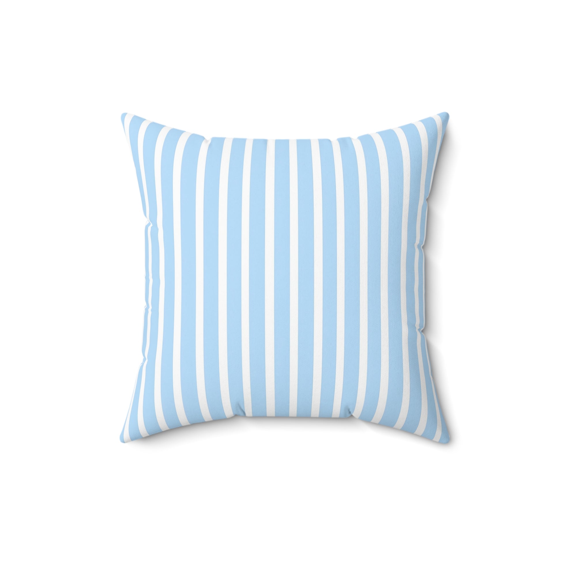 Blue Stripe Decorative Pillow, Cozy Home Accent, Nautical Decor, Summer Vibes, Gift for Her, Modern Cushion - LOLA VEGAS ART