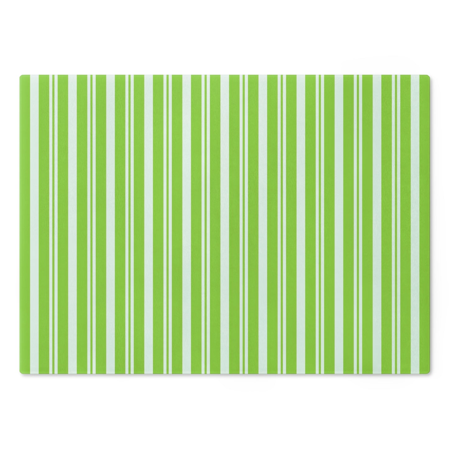 Vibrant Green Striped Cutting Board | Kitchen Decor, Gift for Home Chef, Culinary Accessories, Modern Kitchen - LOLA VEGAS ART