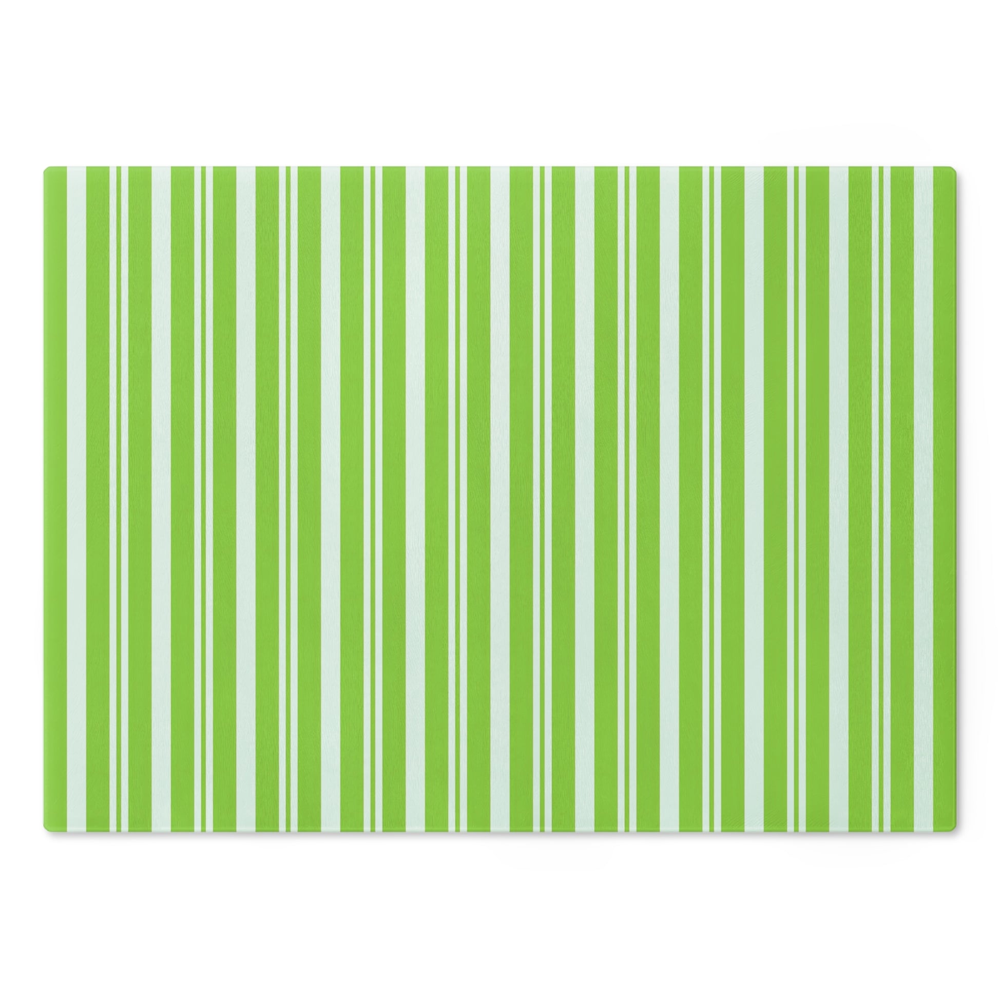 Vibrant Green Striped Cutting Board | Kitchen Decor, Gift for Home Chef, Culinary Accessories, Modern Kitchen - LOLA VEGAS ART