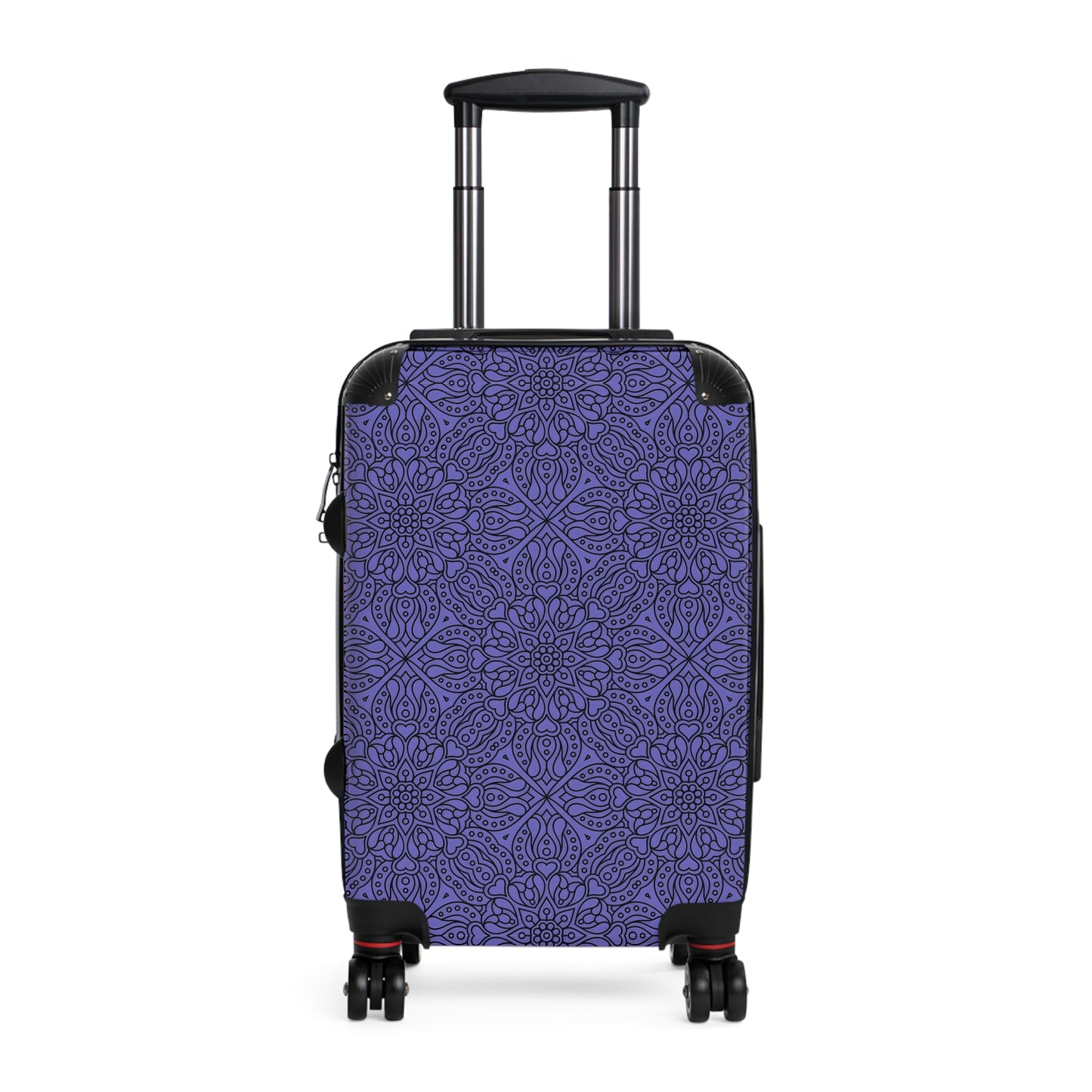 Purple Boho Chic Suitcase Cover, Stylish Luggage Protector, Travel Accessory, Personalized Travel Gift, Vacation Essentials - LOLA VEGAS ART