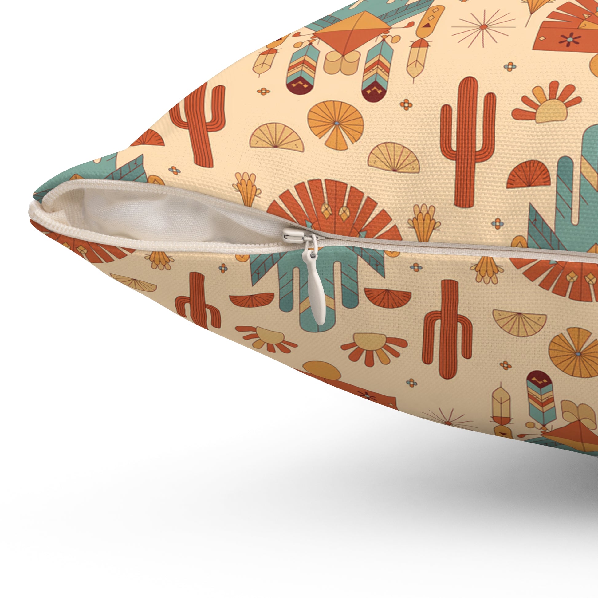 Desert Vibes Throw Pillow, Southwestern Decor, Bohemian Home Accent, Gift for Nature Lovers, Cozy Living Room Accessory, Unique Housewarming - LOLA VEGAS ART