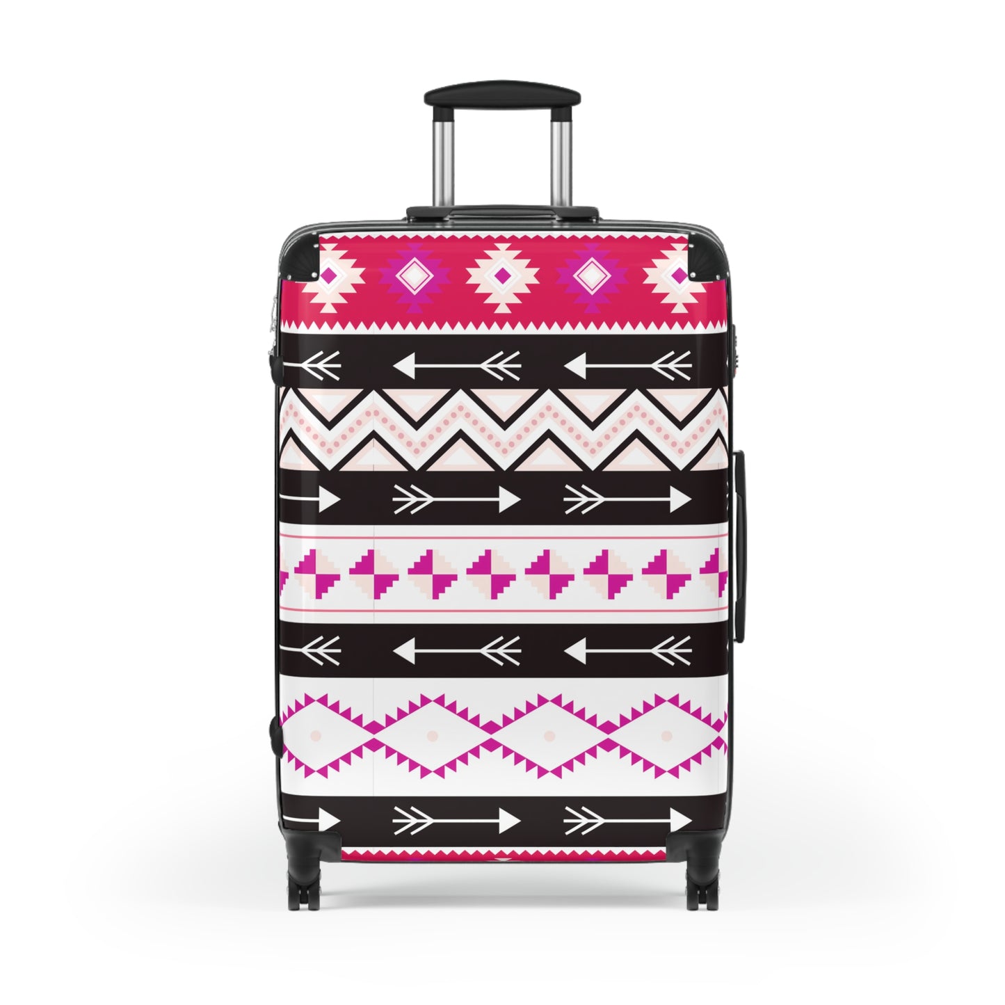 Vibrant Travel Suitcase | Stylish Luggage, Boho Pattern Rolling Case, Travel Essentials, Vacation Must-Have, Gift for Travelers - LOLA VEGAS ART